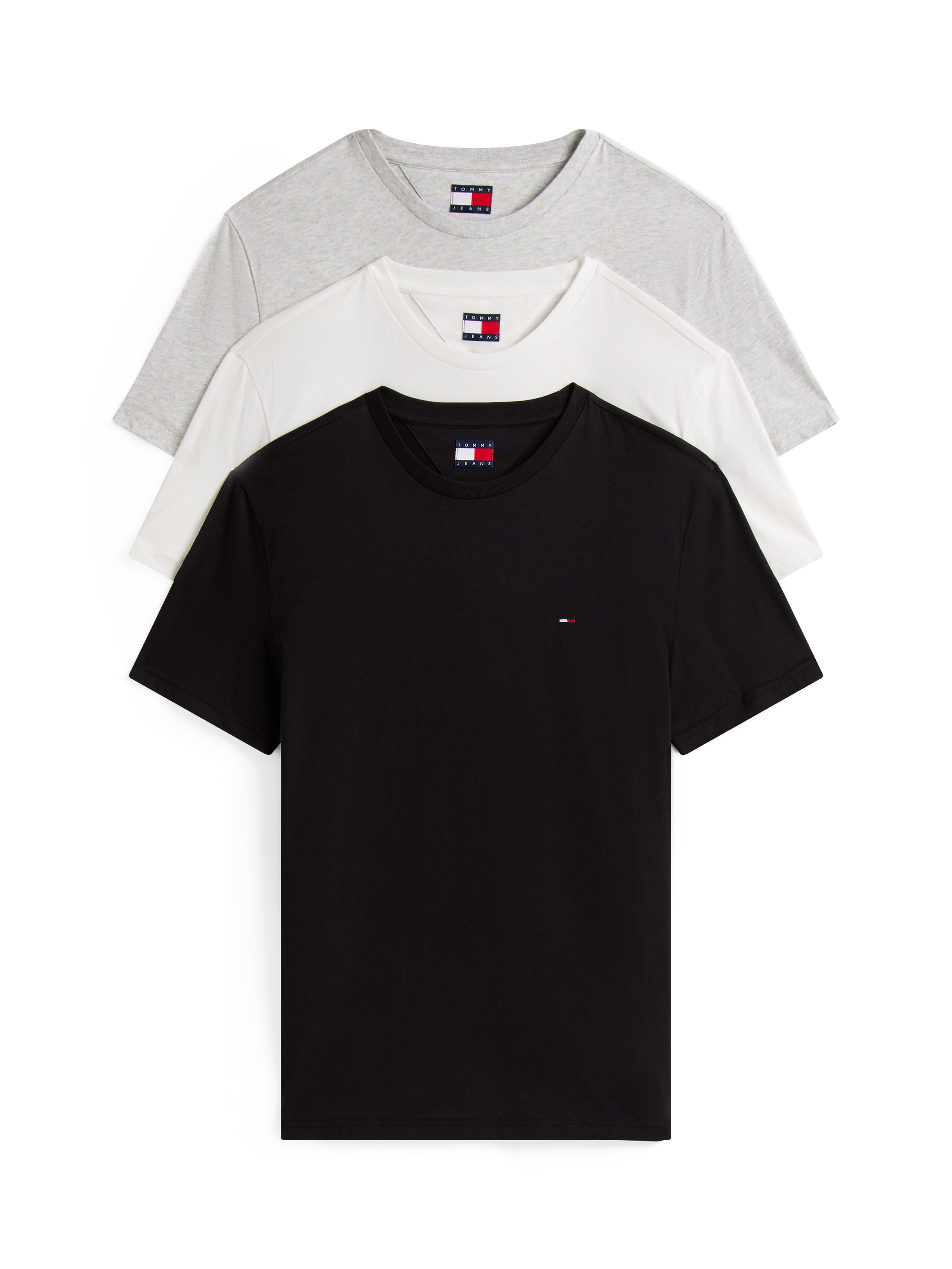 Tommy Jeans "TJM EXTRA SLIM 3 PACK" Packung, 3 Mit Rundhalsausschnitt günstig online kaufen