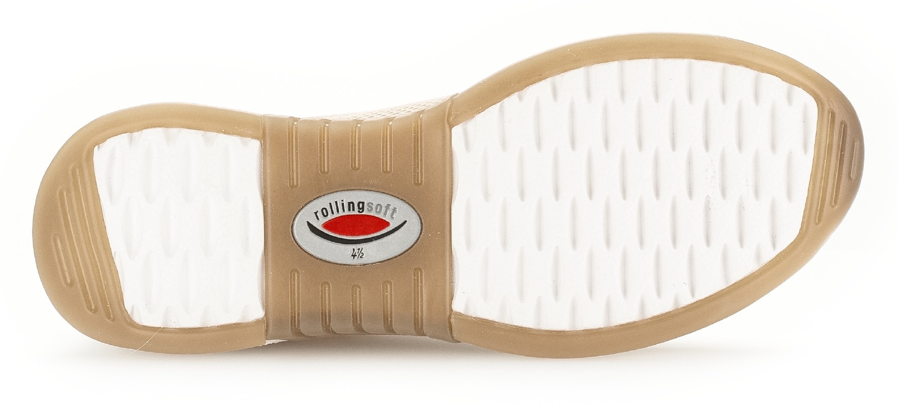 Gabor Rollingsoft Keilsneaker, Freizeitschuh, Halbschuh, Schnürschuh im sommerlichem Materialmix