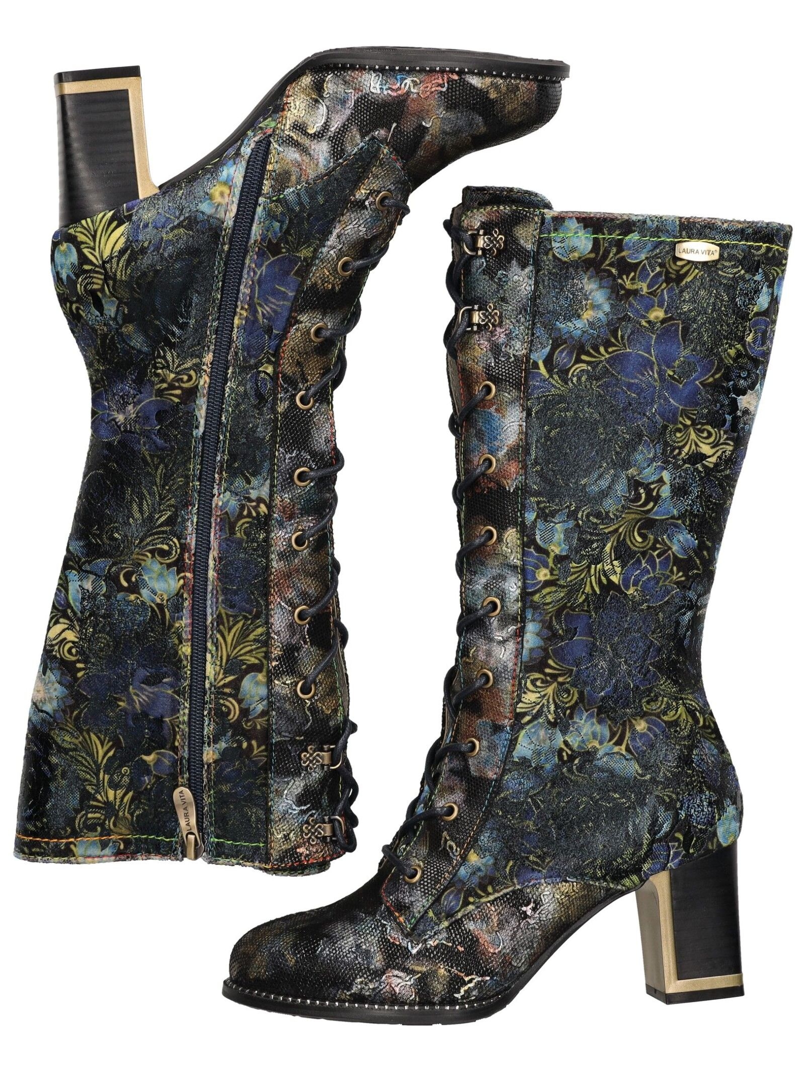 LAURA VITA Schnürstiefel »LAURA VITA Stiefel Leder/Textil«