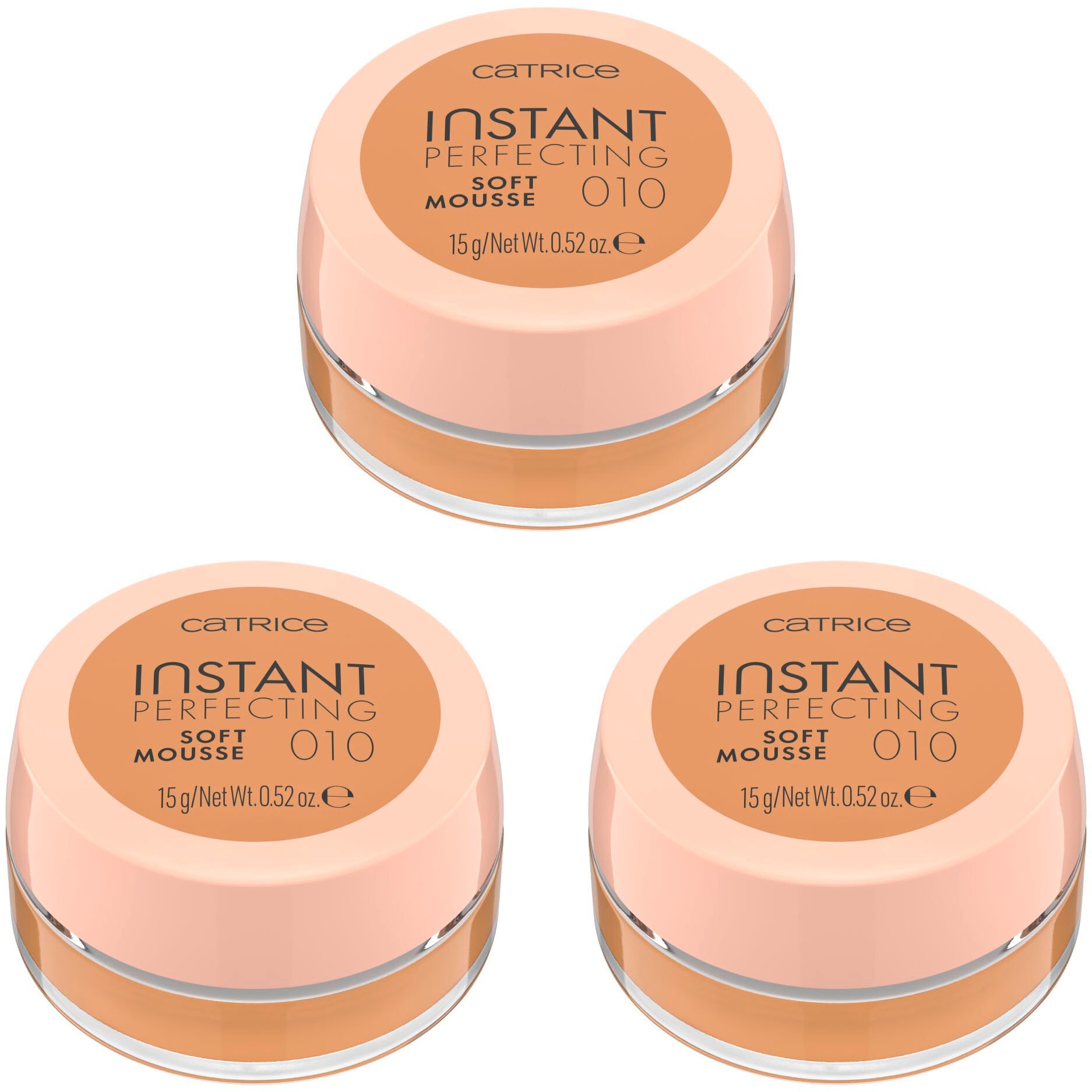 Foundation »Instant Perfecting Soft Mousse«, (Set, 3 tlg.)