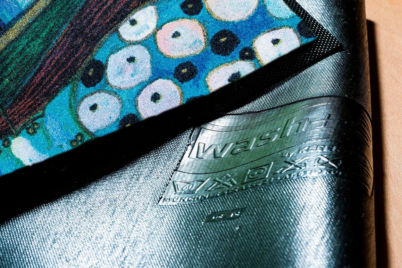 wash+dry by Kleen-Tex Fußmatte »Stadt in Blau«, rechteckig, 7 mm Höhe, Schmutzfangmatte, rutschhemmend, waschbar