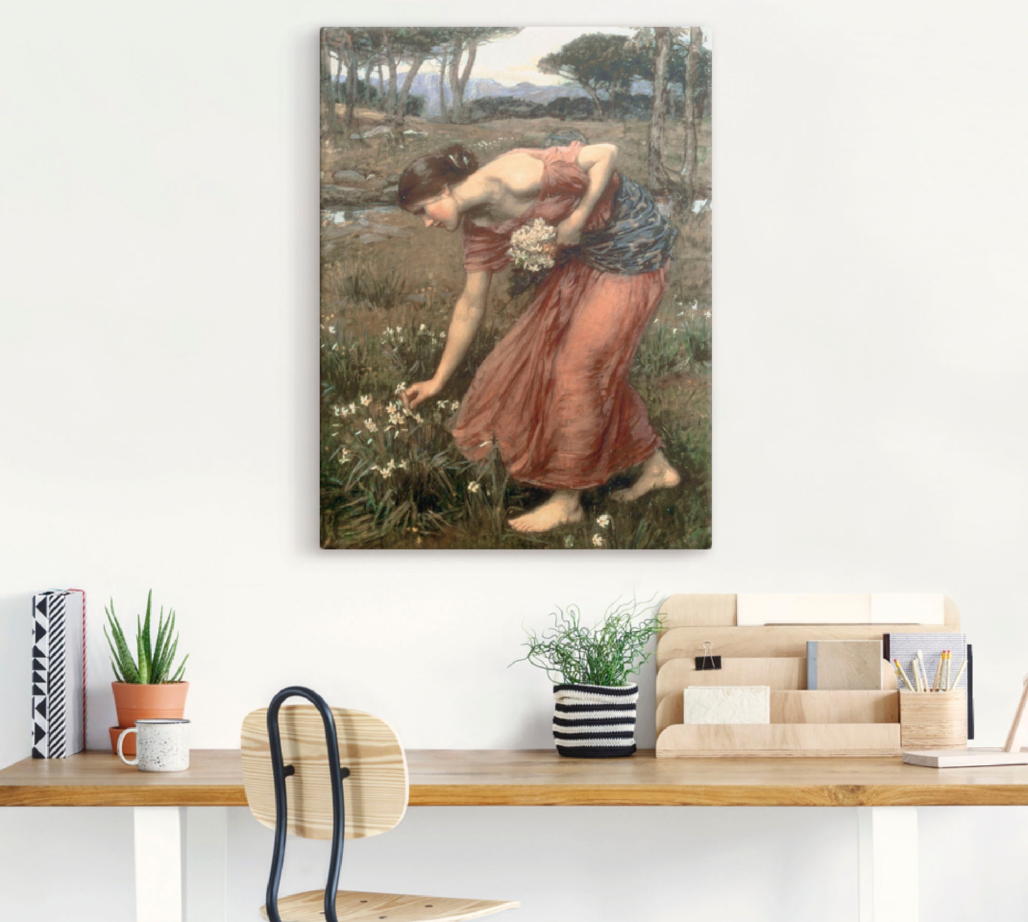 Artland Wandbild »Narziß«, Frau, (1 St.), als Leinwandbild, Poster in verschied. Größen