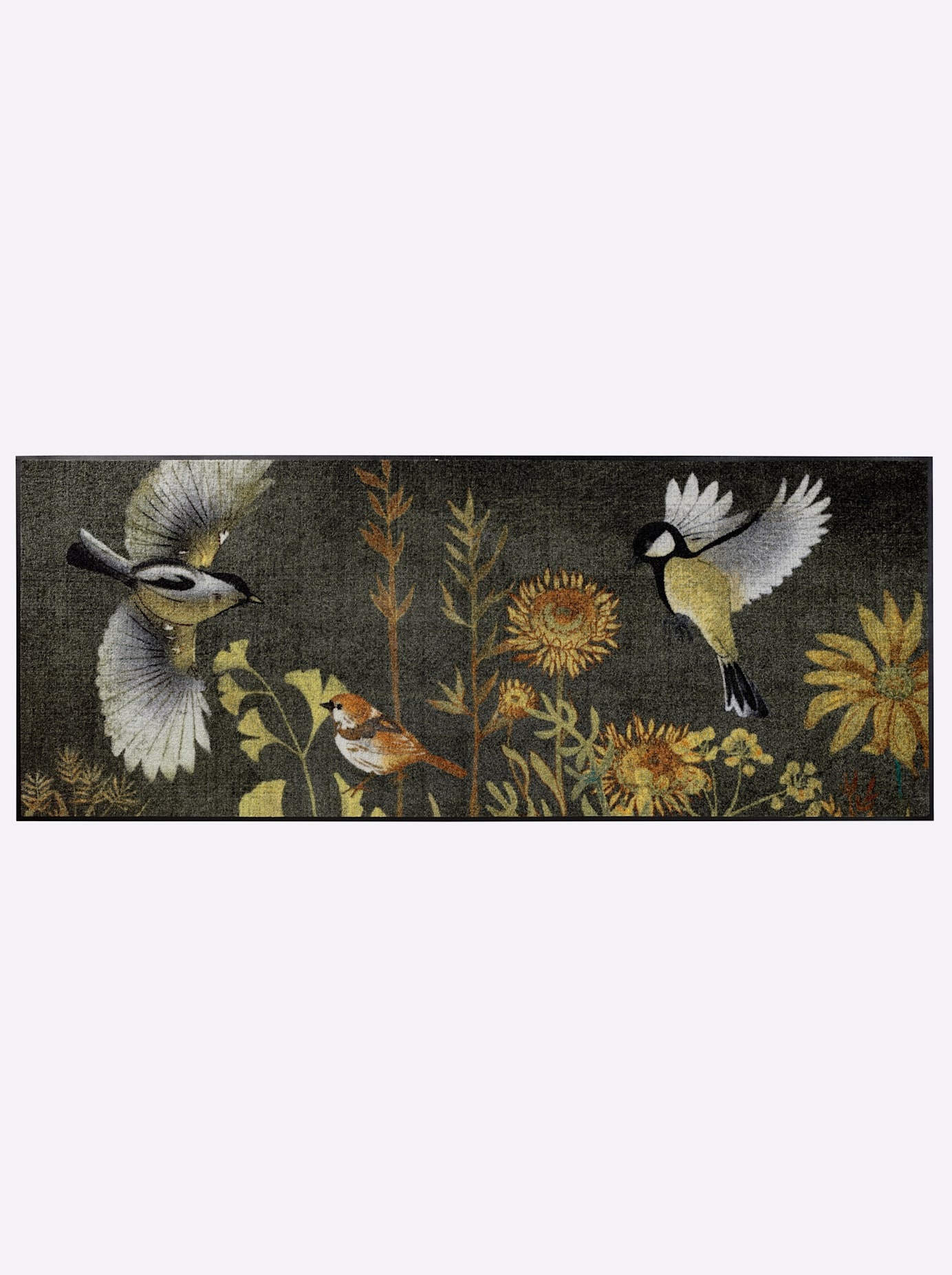 Fußmatte Gr. 2, grün (grün, gelb), B:50cm H:7mm L:75cm, Kunstfaser, Polyamid, Teppiche, Fußmatte 2