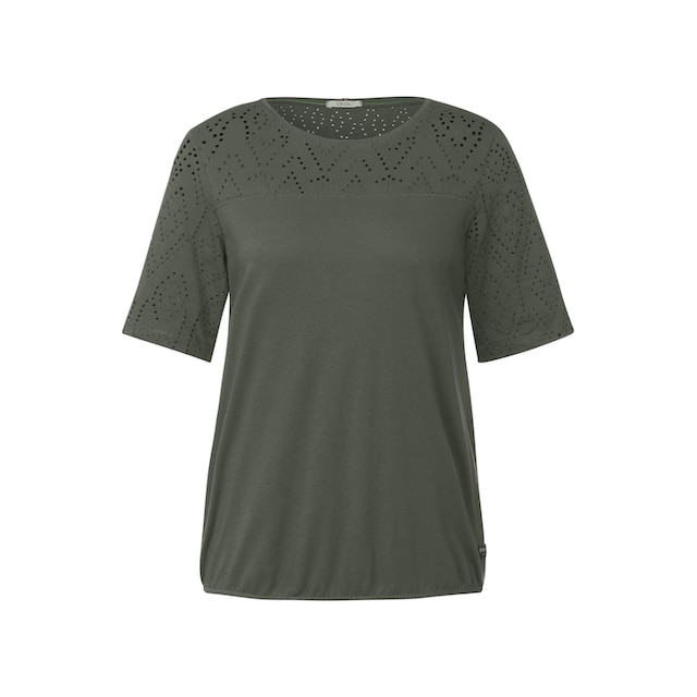 Unifarbe in BAUR T-Shirt, Cecil | bestellen