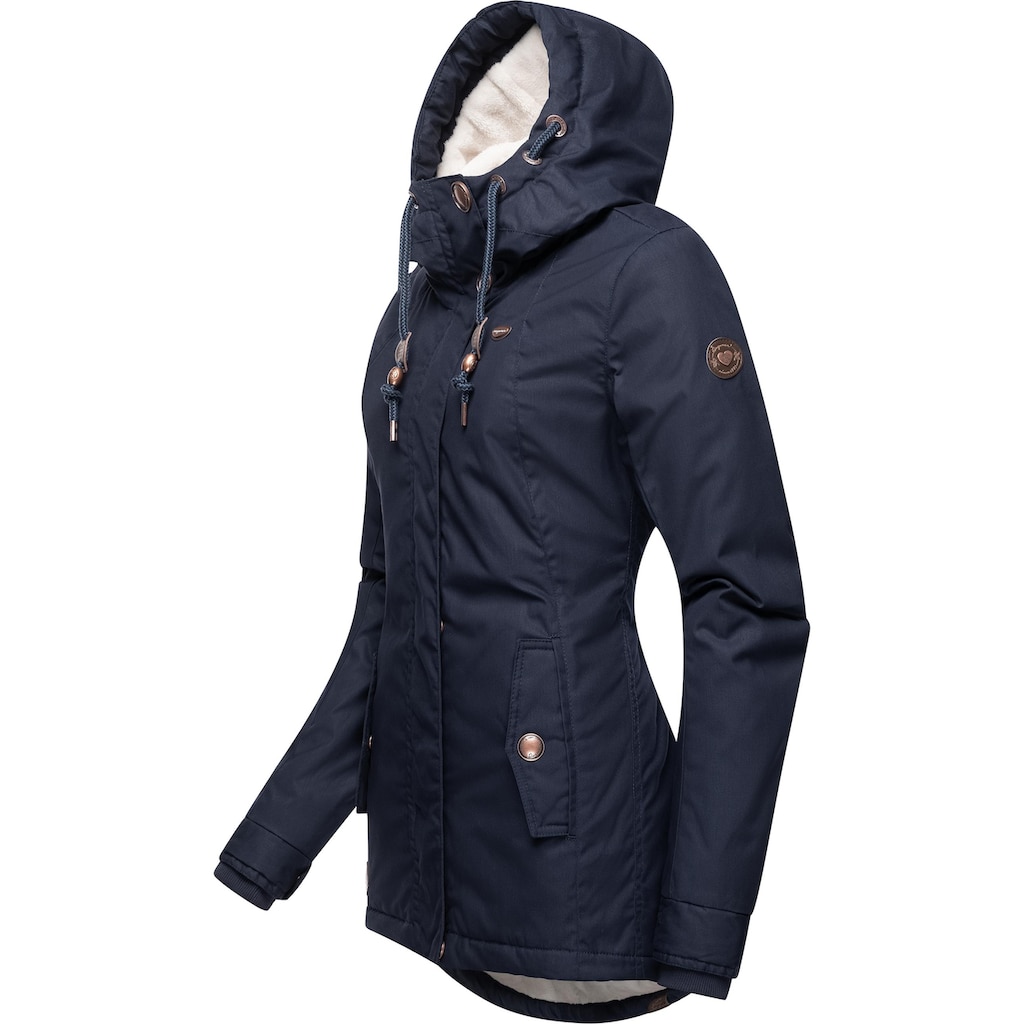 Ragwear Winterjacke »Monade«, mit Kapuze