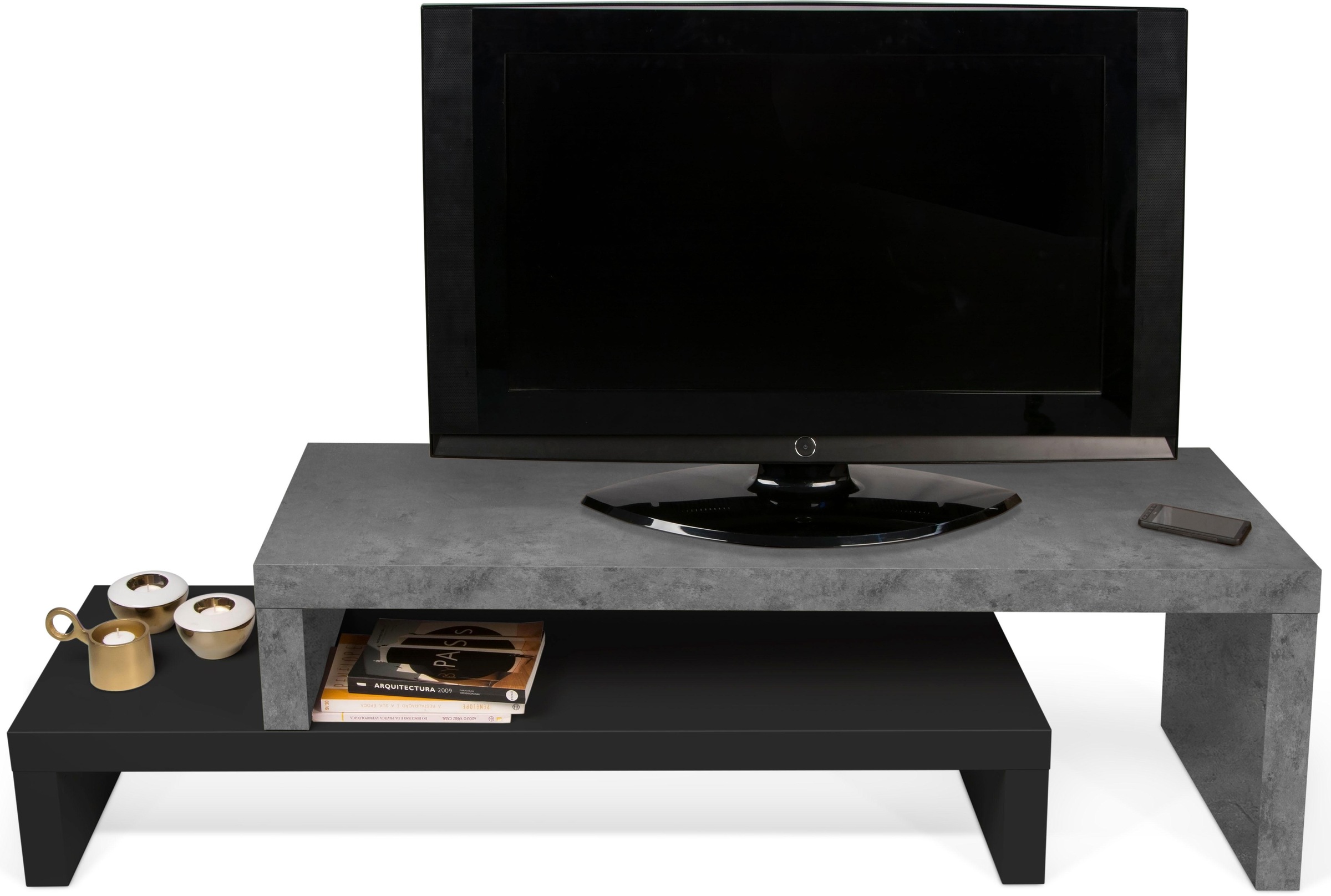 TemaHome Lowboard »Cliff«, Kommode in raffinierter Optik und aus schönem Holz, Breite 235 cm