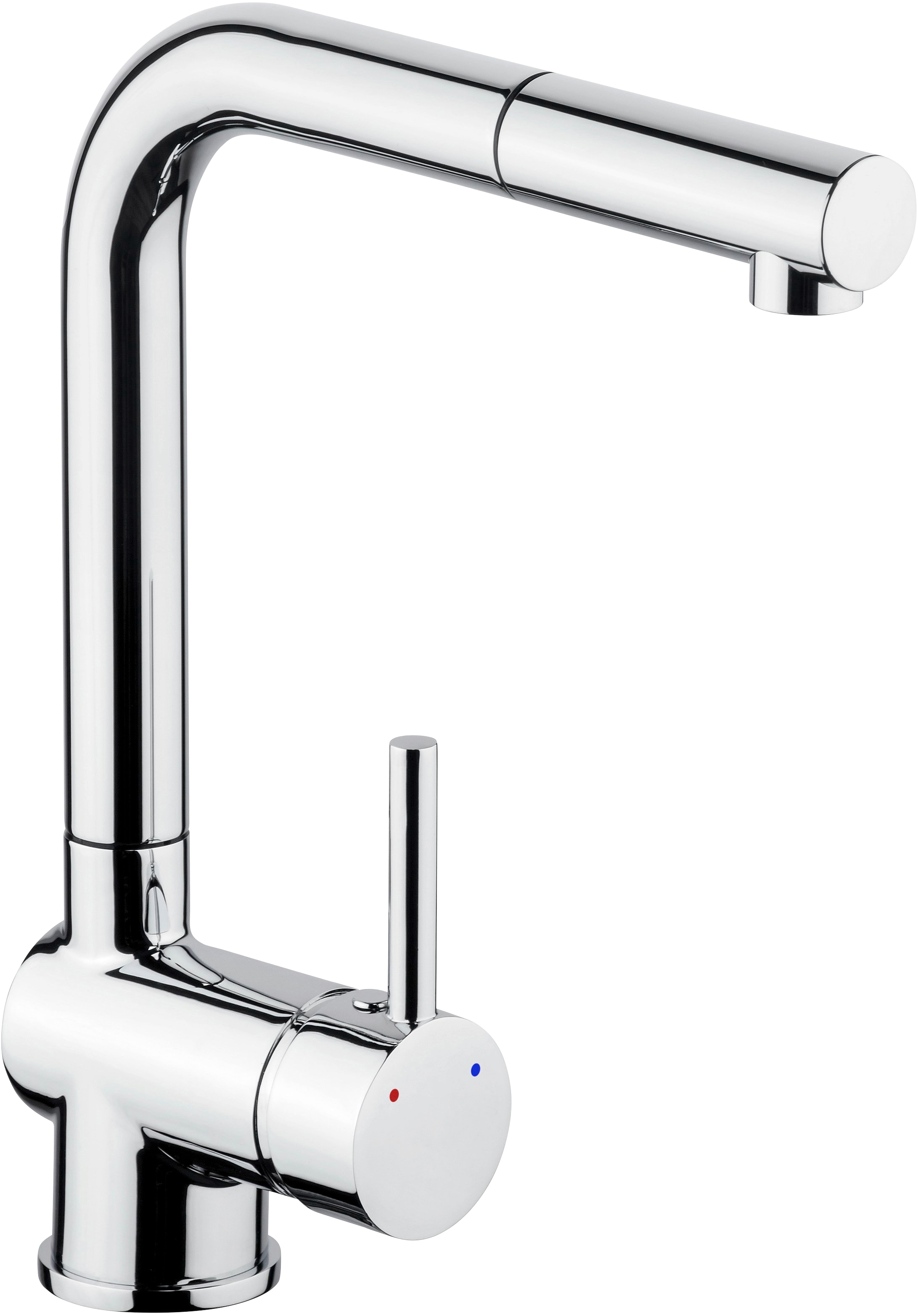 Spültischarmatur CORNATsilber, Messing, Küche, Armaturen, "Livenne", HD, Messing, verchromt