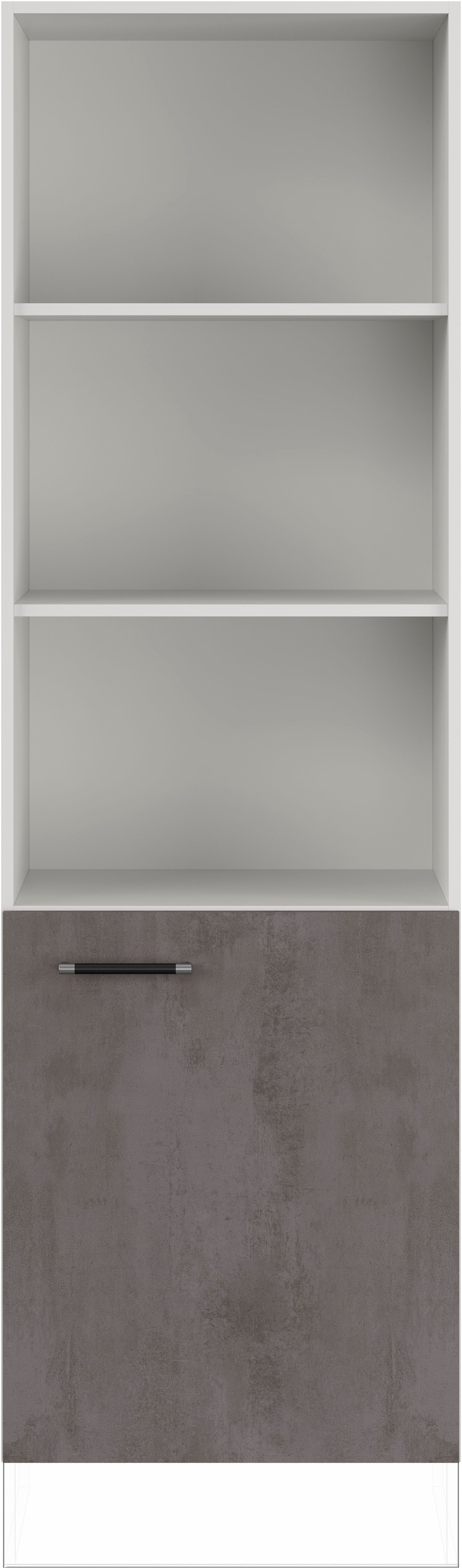 IMPULS KÜCHEN Seitenschrank »"Prag", Breite/Höhe: 60/190,7 cm«, vormontiert, mit Drehtür, mit verstellbaren Fachböden