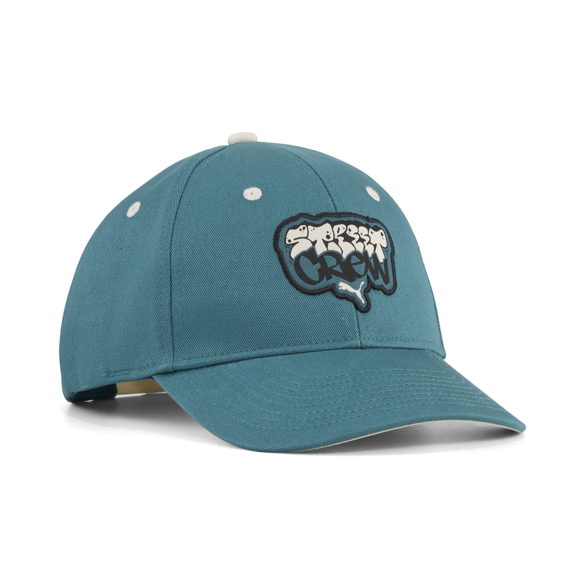 PUMA Jungen Flex Cap "Comic Baseball-Cap Jugendliche"emerald ice grün, Gr. 1, unifarben, Futter Vorderteil: 100% Polyester, Caps