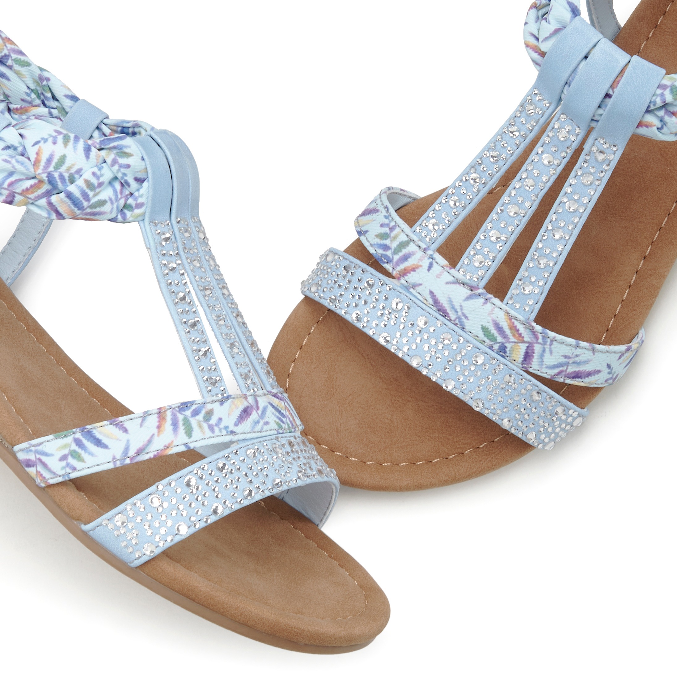 LASCANA Sandales Bleu Clair 36 3