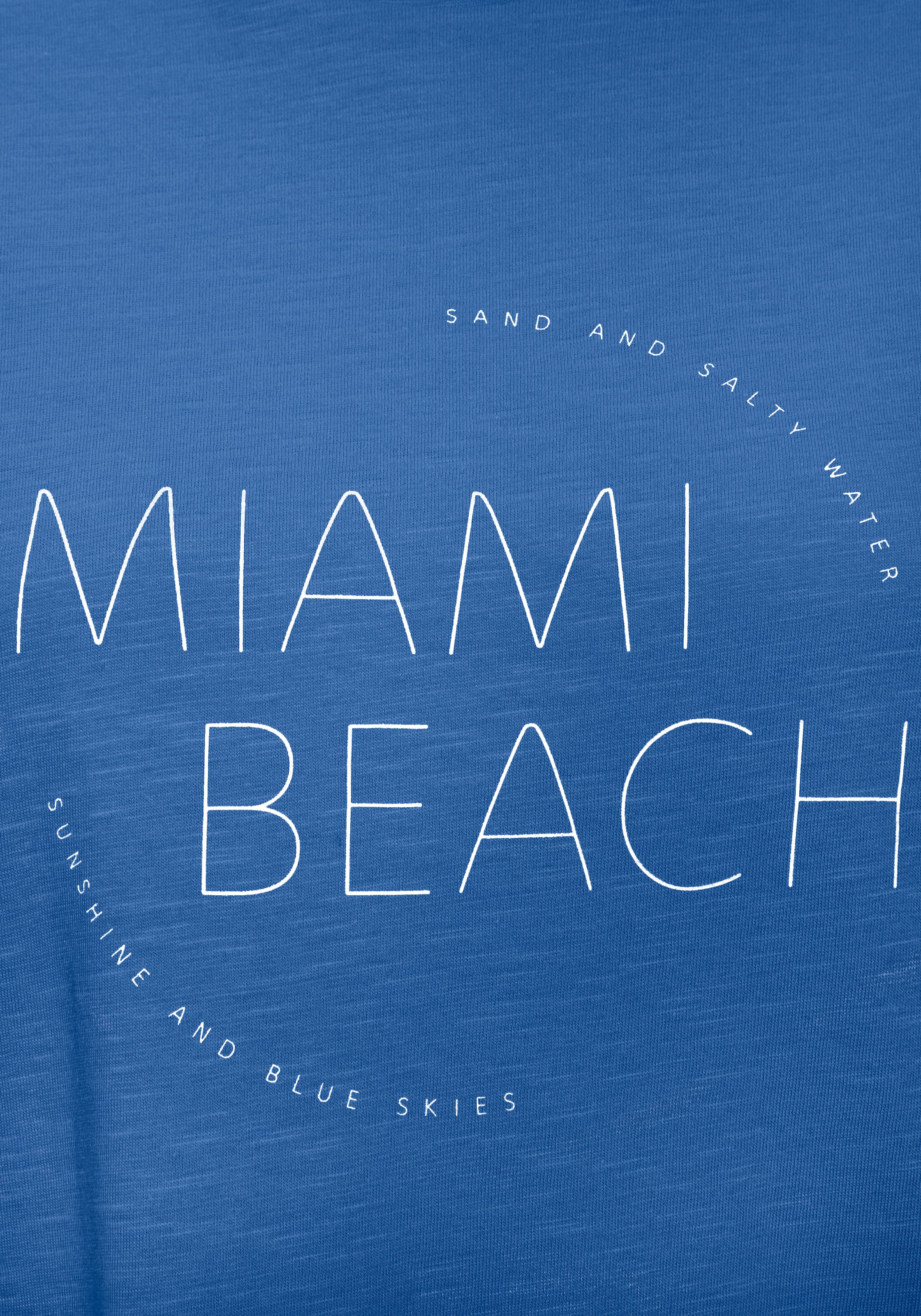 Vivance T-Shirt »mit modischem Frontprint«, aus weicher Baumwoll-Qualität