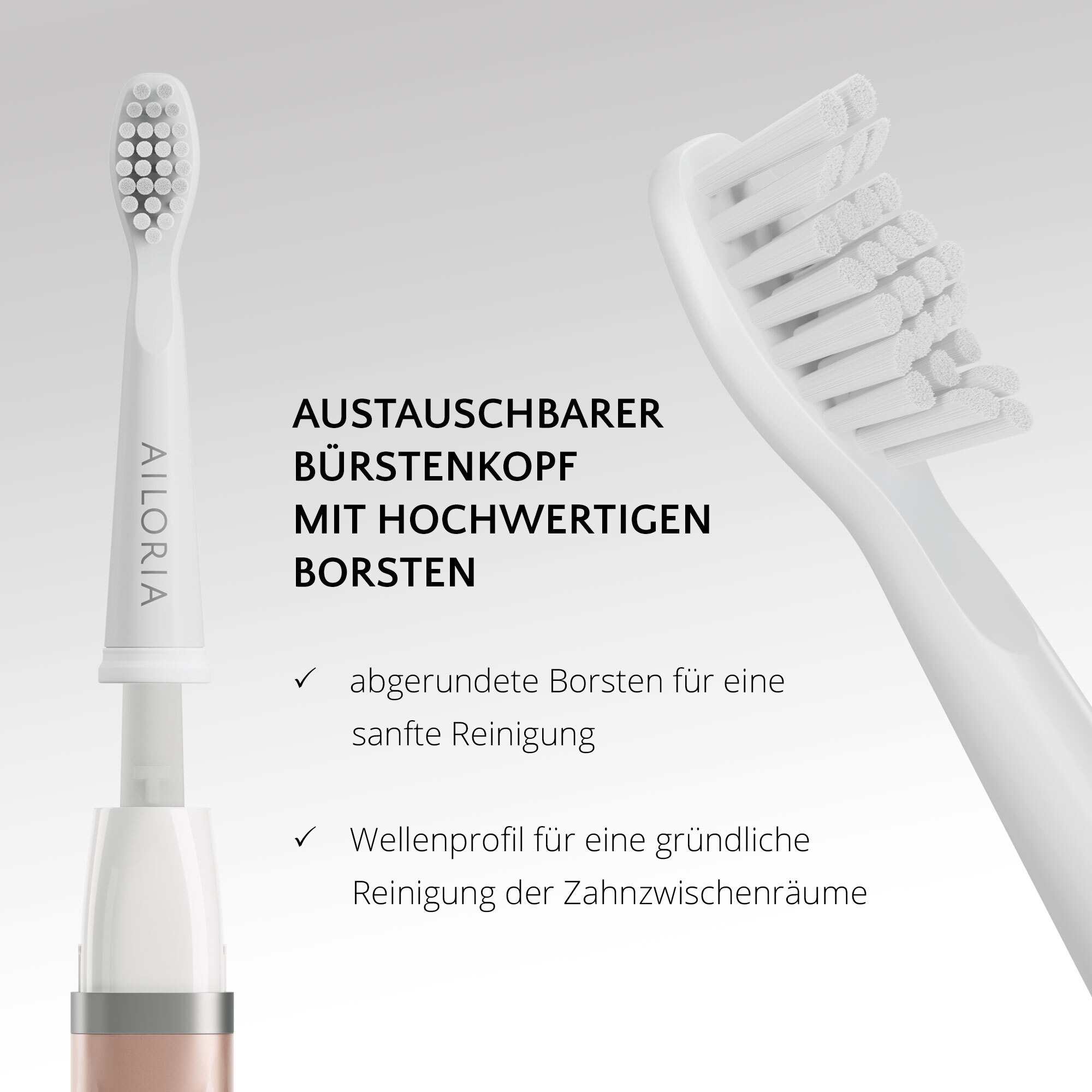 AILORIA Schallzahnbürste »USB-Schallzahnbürste FLASH TRAVEL«