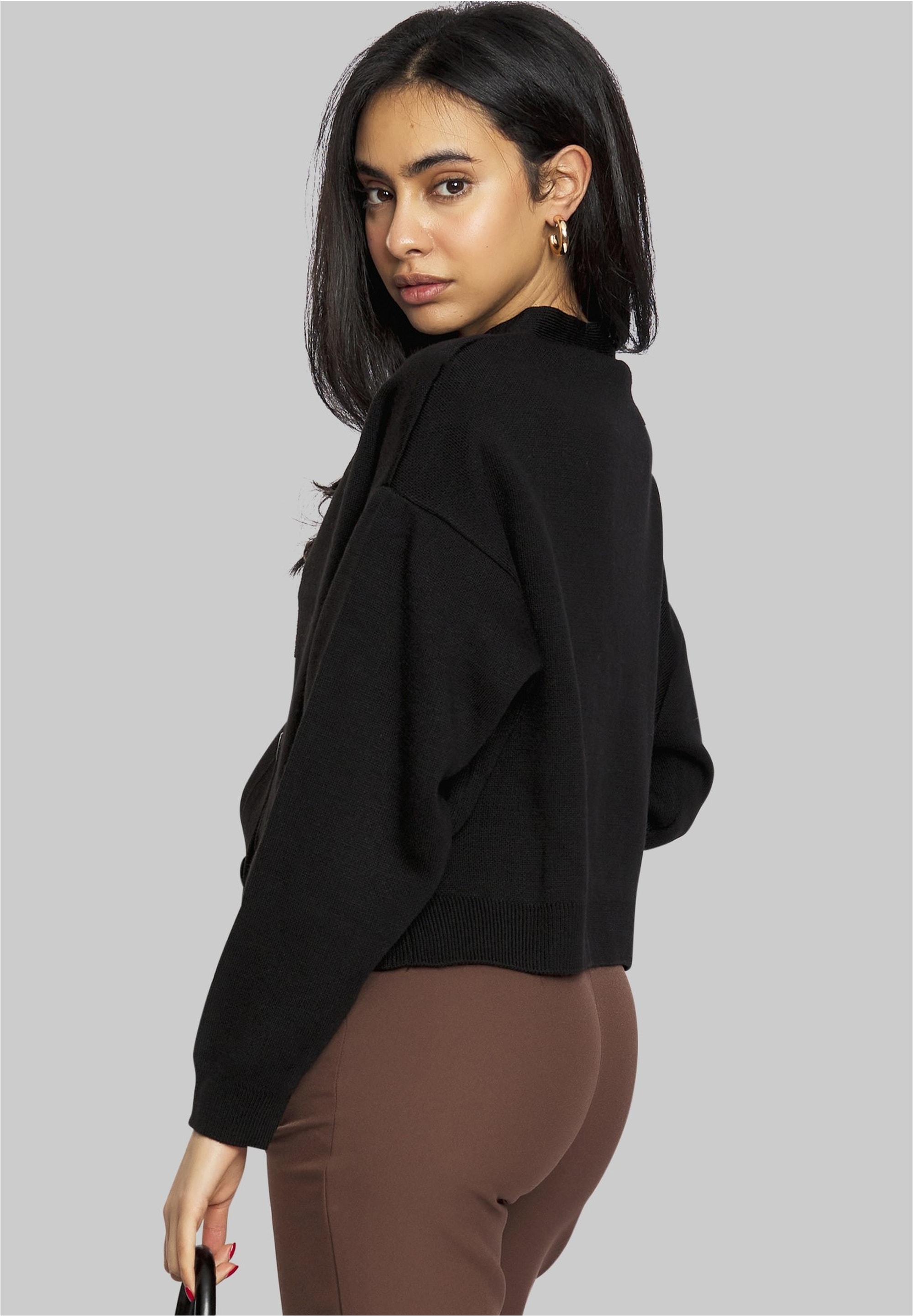 freshlions Strickjacke »Aylen«, mit kurzem Schnitt