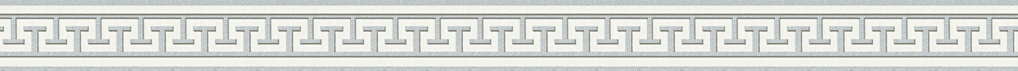 A.S. Création Bordüre "Only Borders" geometrisch grafisch aufgeschäumt Bordüre Grafik Metallic geometrisch Mäander selbstklebend modern Optik