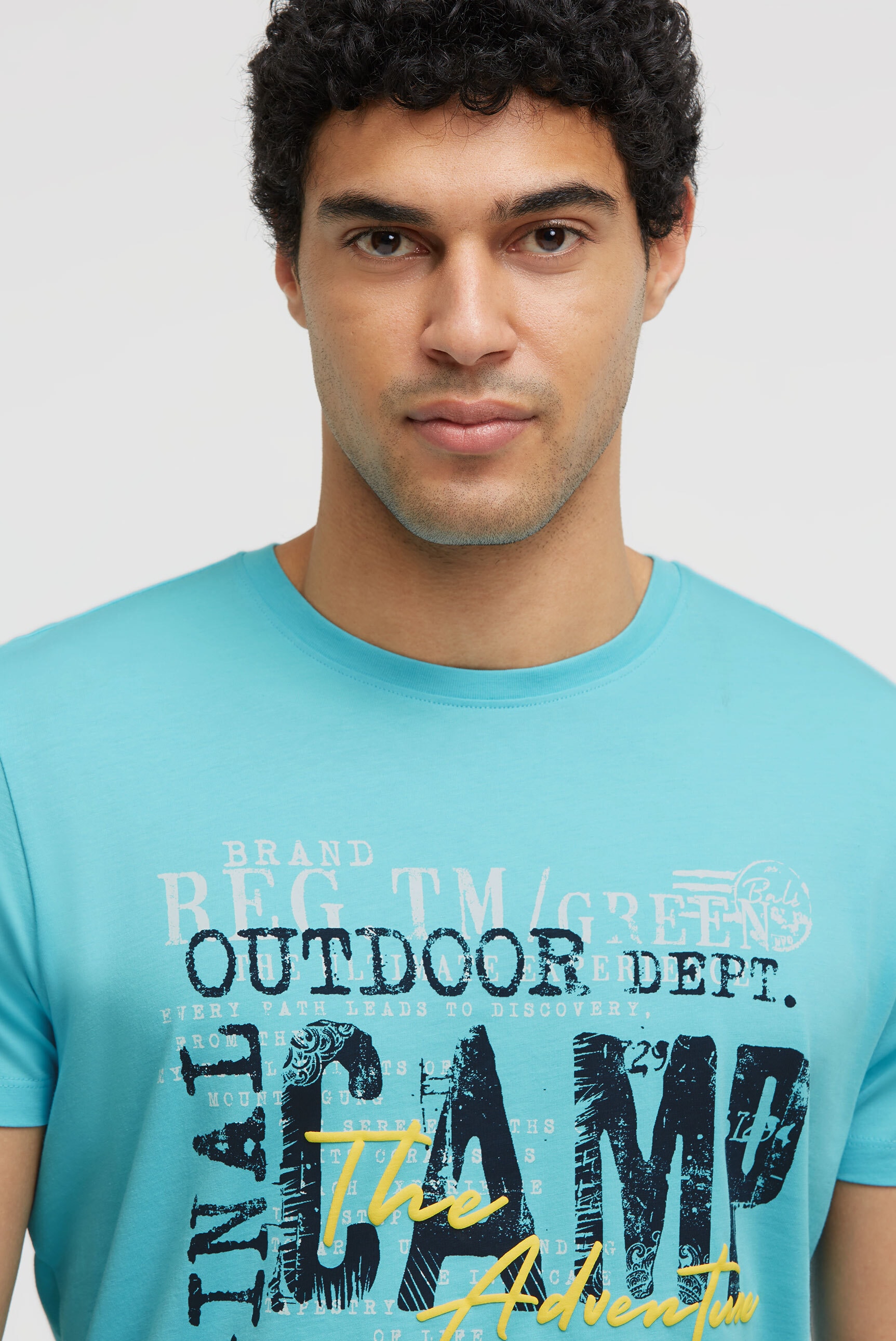 CAMP DAVID Rundhalsshirt mit Necktape