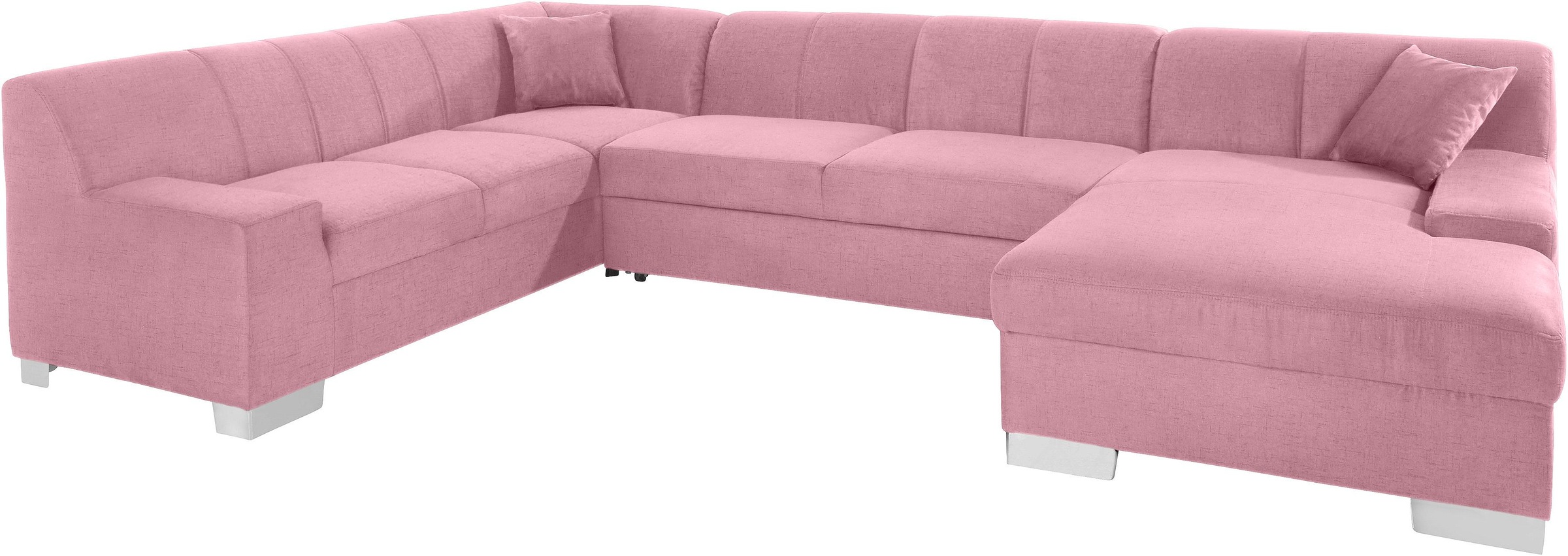 DOMO collection Wohnlandschaft "Bero, elegant und zeitlos, flache Armlehnen günstig online kaufen