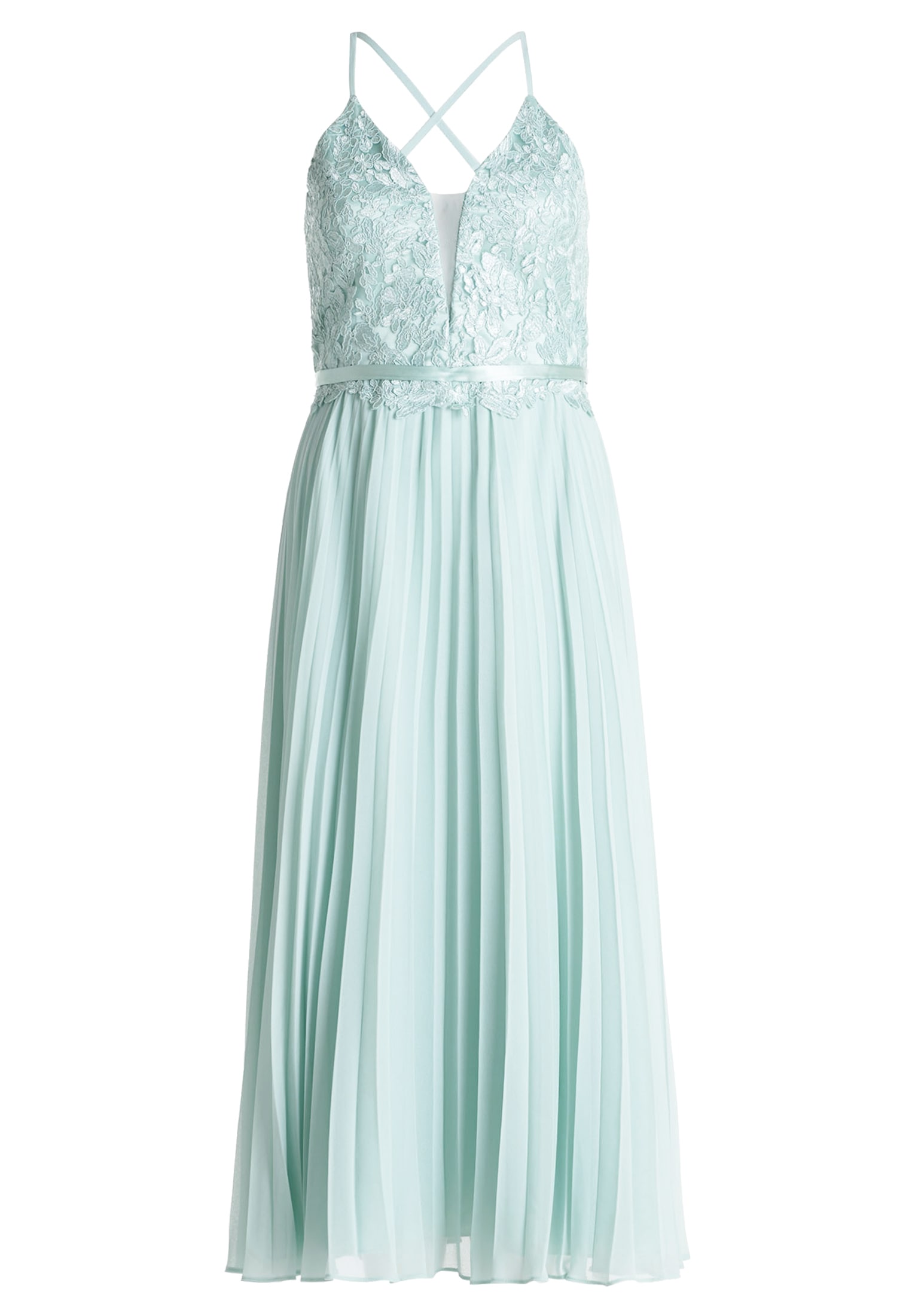 Vera Mont Abendkleid »Vera Mont Abendkleid mit Stickerei«, Plissee
