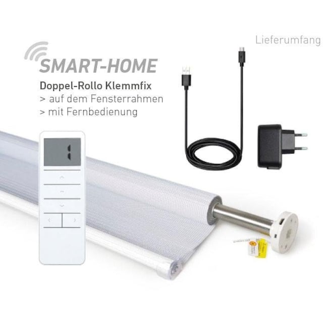 Good Life Elektrisches Rollo »Wave - SMART HOME«, Lichtschutz, ohne Bohren,  mit Fernbedienung auf Rechnung | BAUR