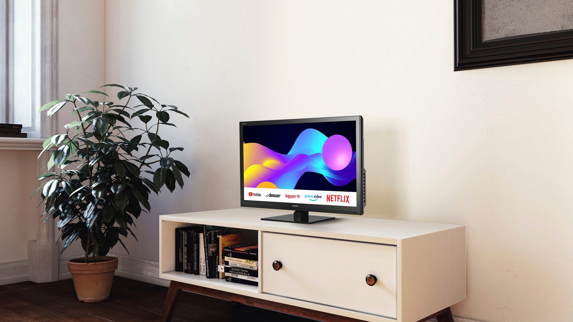 Sharp LED-Fernseher »1T-C24EEx«, HD-ready, Smart-TV