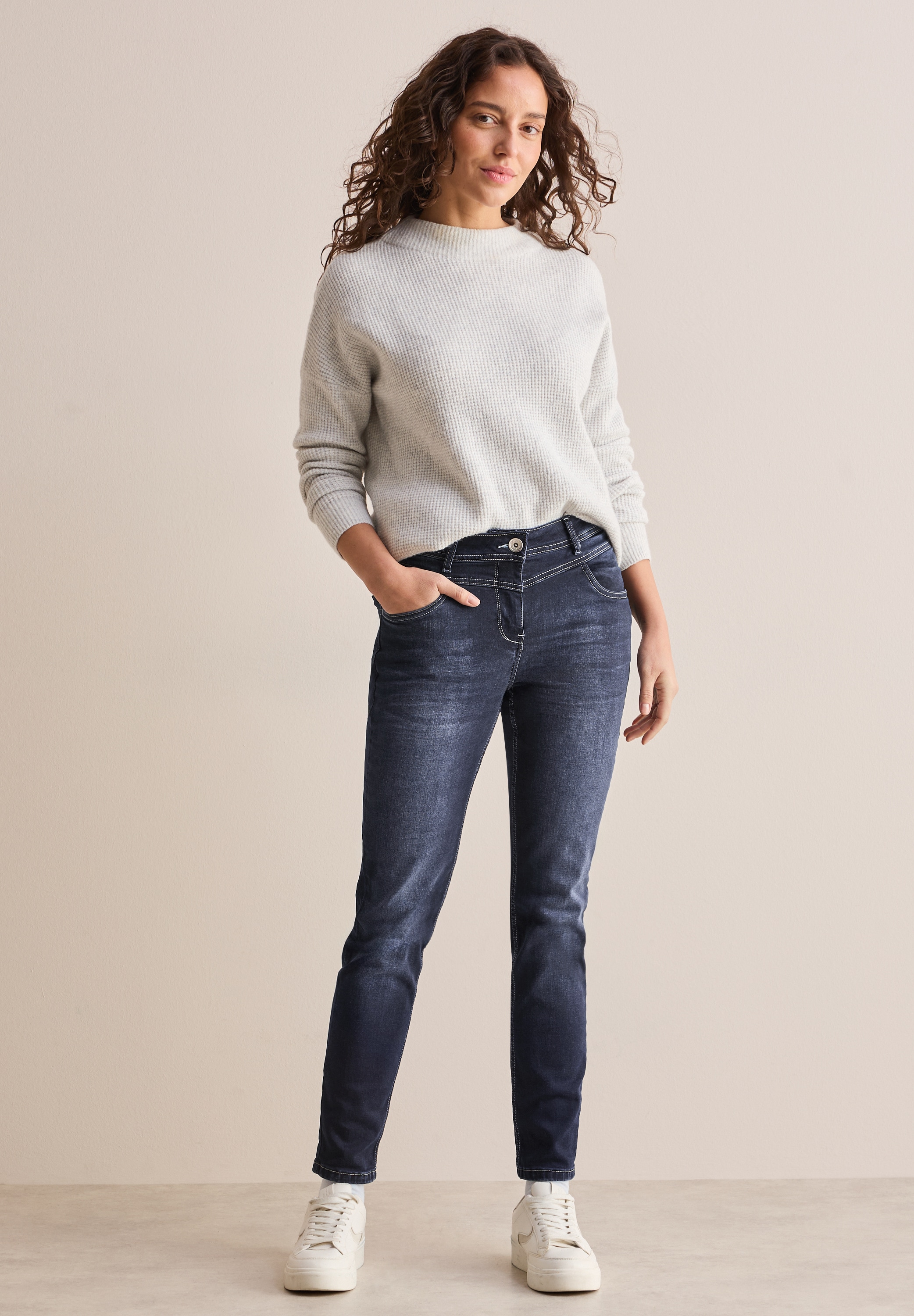 Cecil Gerade Jeans, 4-Pocket Style
