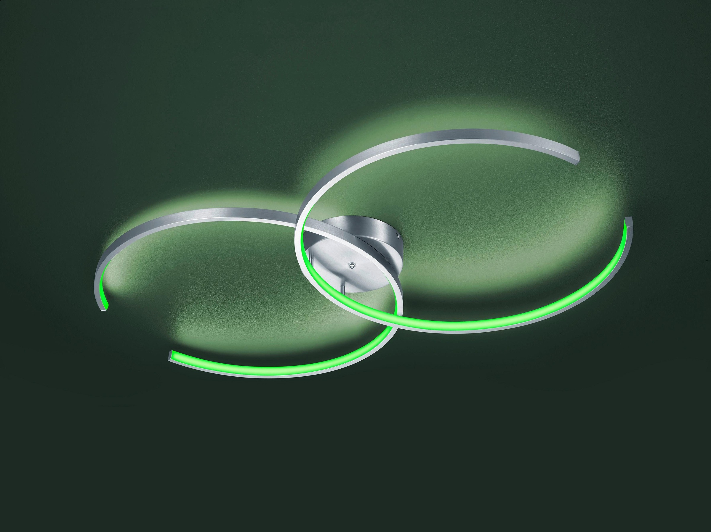 TRIO Leuchten LED Deckenleuchte »CITIZEN«, 2 flammig, Leuchtmittel LED-Board | LED fest integriert, WiZ Smarthome Deckenleuchte App Steuerung