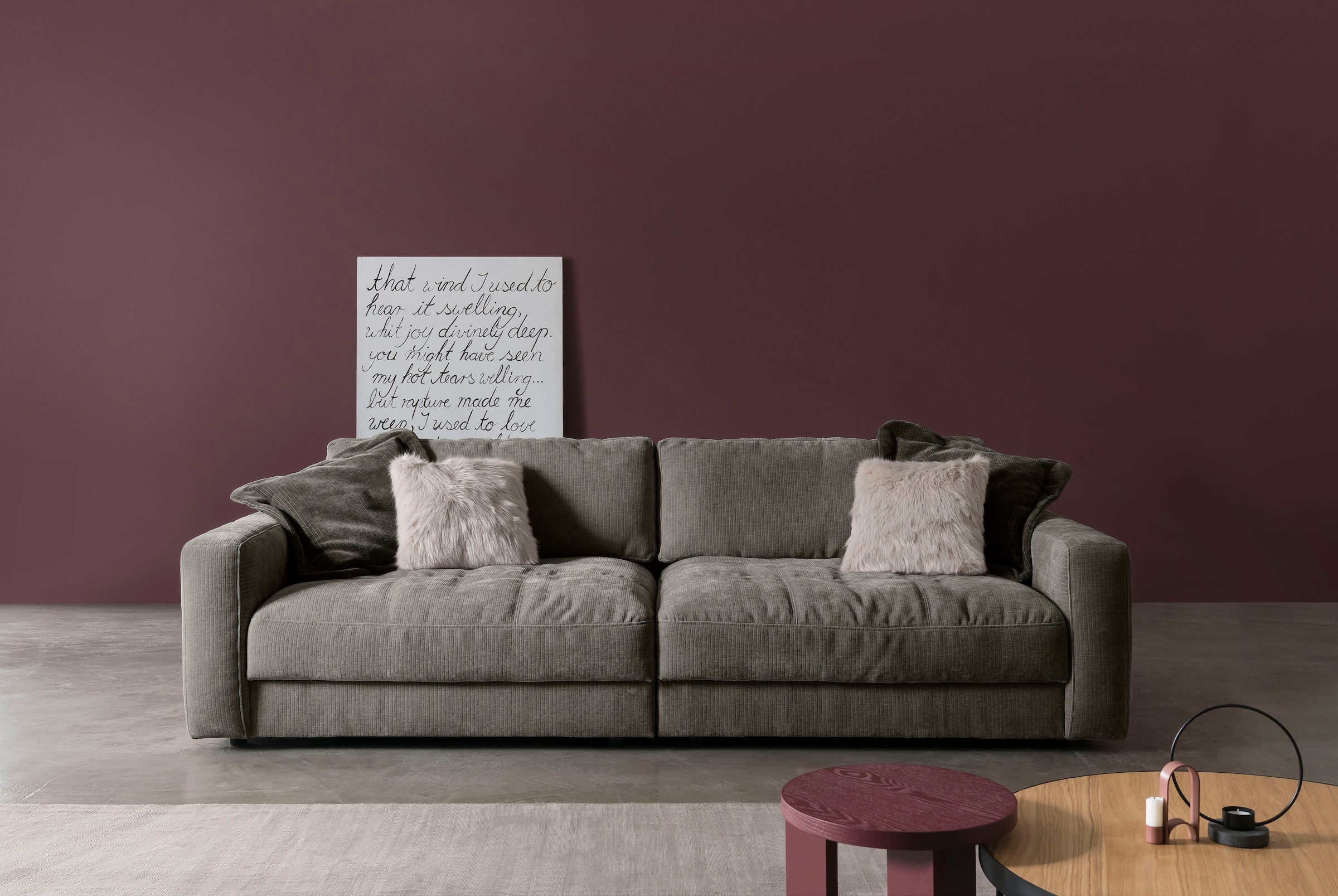 BETYPE Big-Sofa "Be Comfy", legerer Sitzkomfort, wahlweise mit manueller Si günstig online kaufen