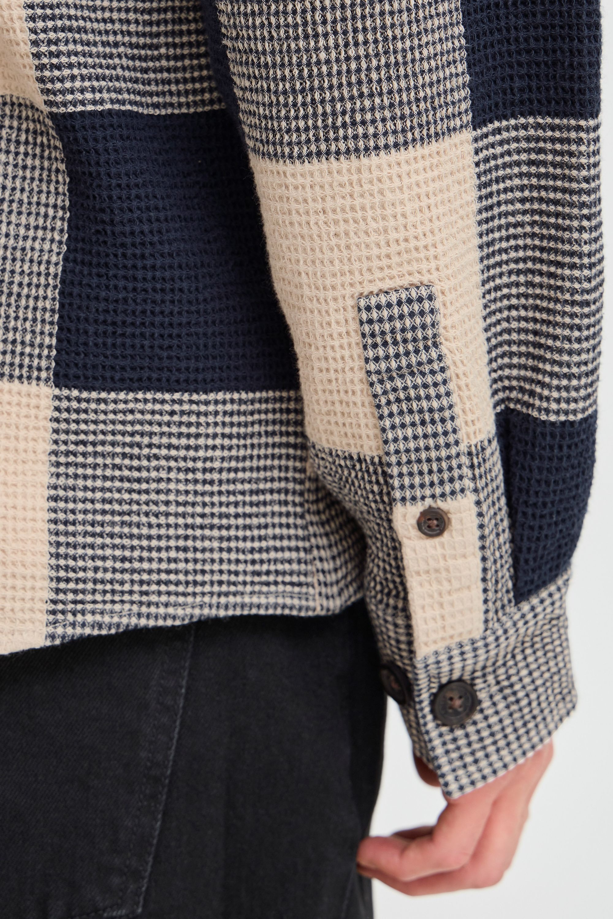 !Solid Langarmhemd »Langarmhemd SDOLIVER WAFFLE CHECK«