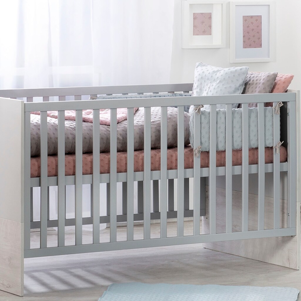 roba® Babyzimmer-Komplettset »Maren 2«, (Set, 3 St., Kinderbett, Schrank, Wickelkommode)