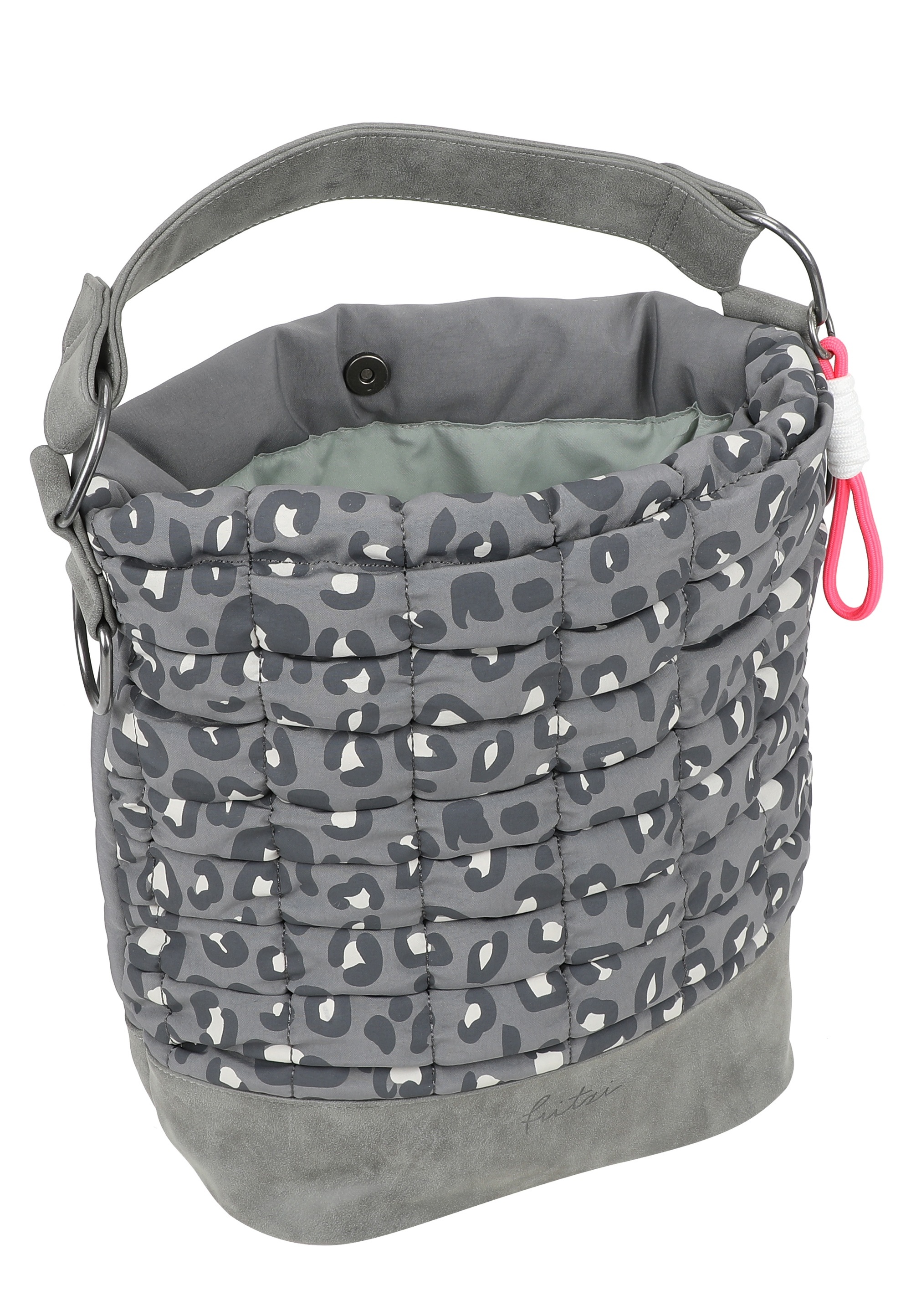 Fritzi aus Preußen Henkeltasche "Leo Bubble Soft Anthra", aus 3D-Bubble Nyl günstig online kaufen