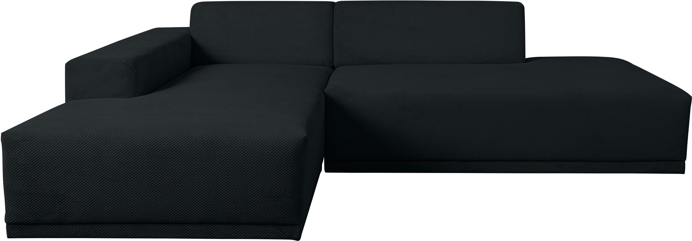 WERK2 Ecksofa "Apollo, hoher Sitzkomfort, aktuelles Design, Breite 264cm, L günstig online kaufen