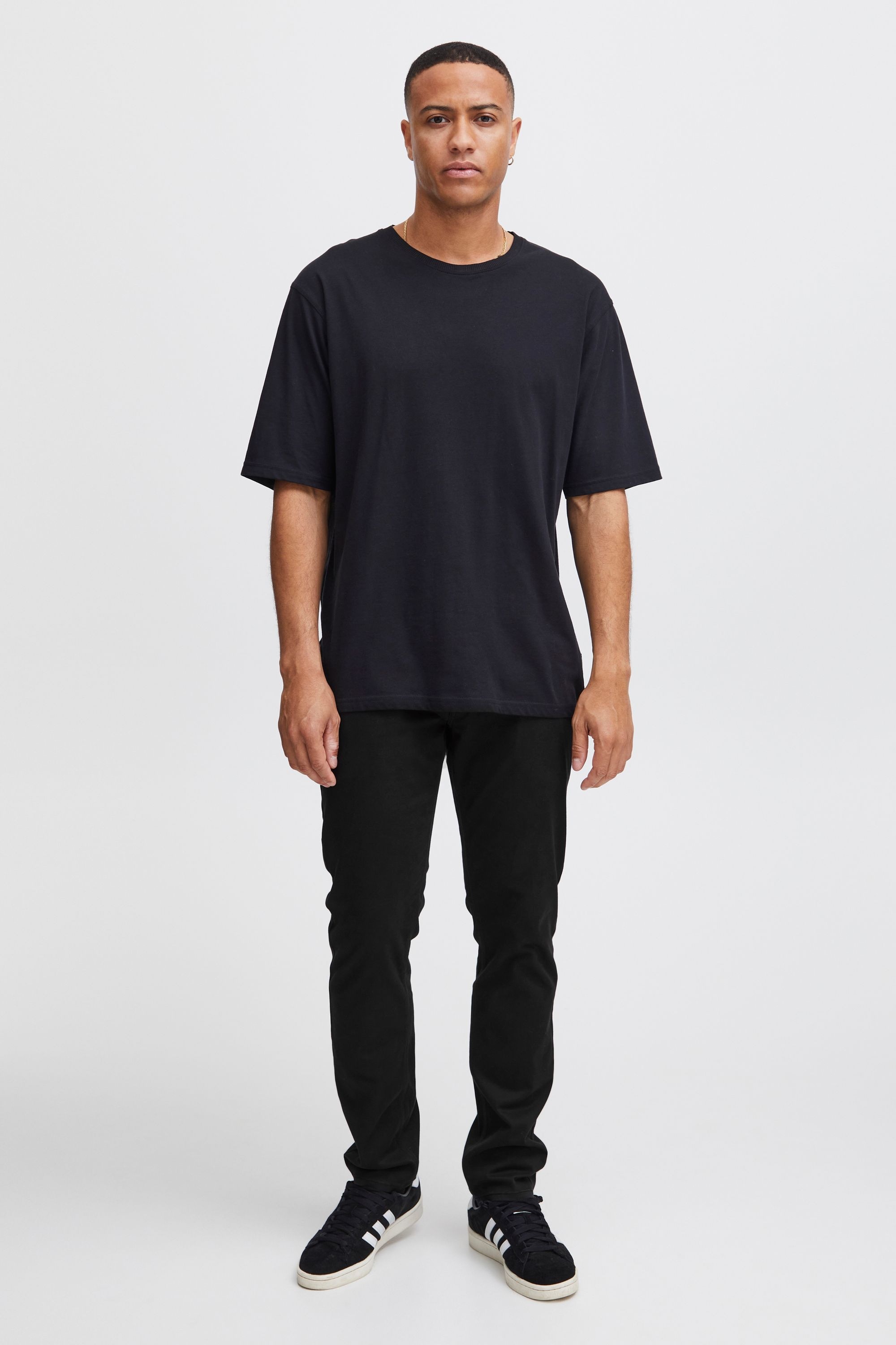 Chinohose BLEND "BHTrompo", Herren, Gr. 36, Länge 30, schwarz, Web, 98% Baumwolle, 2% Elasthan, unifarben, regular fit normal, Hosen Chinohose, Klassische Chinohose 5