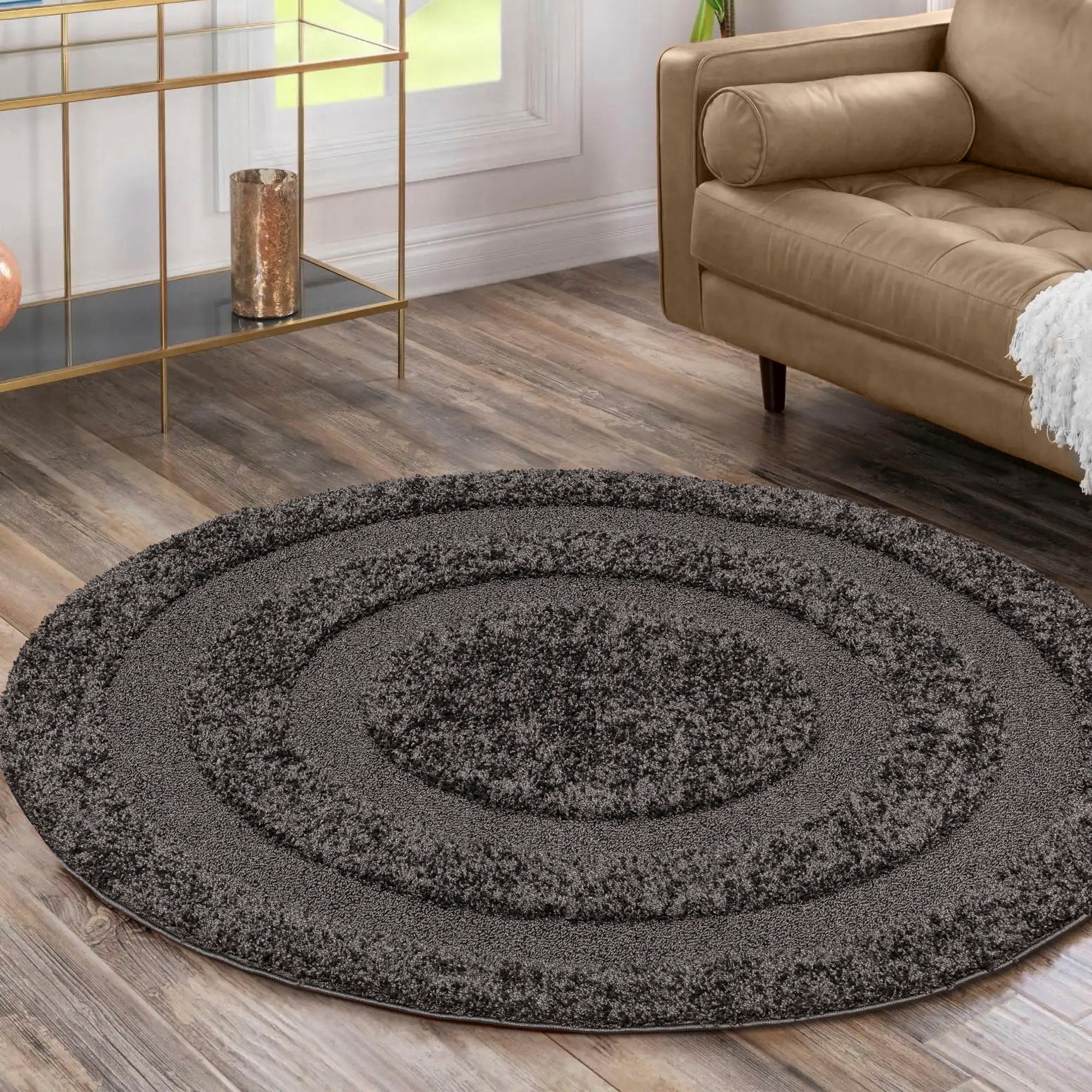 Sanat 1100000002199 "Luxus 3500, auch in Rund erhältlich" rund 30 mm Höhe robuster Langflor, weich, Wohnzimmer, Schlafzimmer