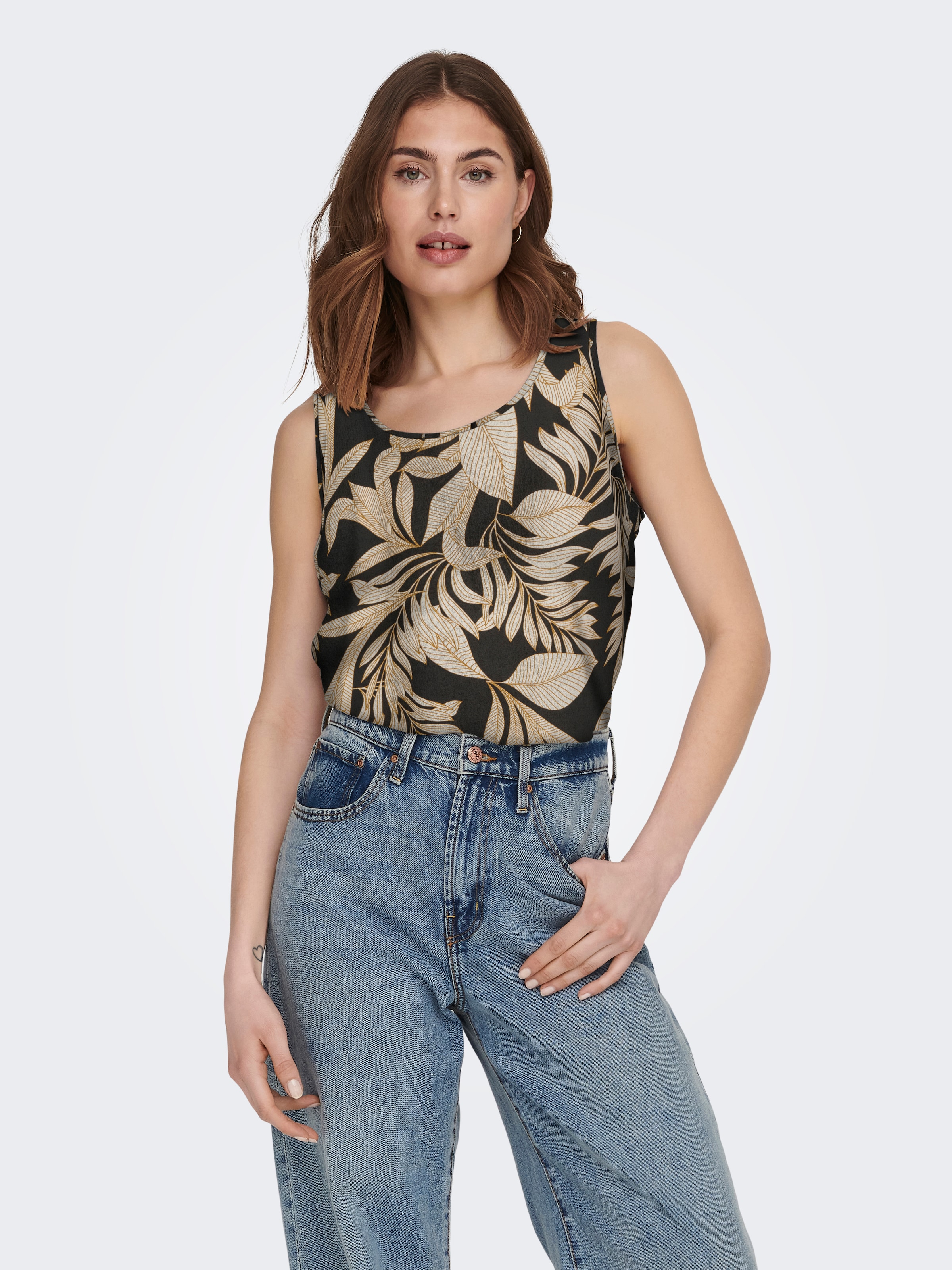 ONLY Blusenshirt "ONLNOVA LIFE S/L TOP AOP PTM" günstig online kaufen