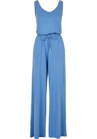 Jumpsuit »Urban Classics Damen Ladies Long Sleevless Modal Jumpsuit«, (1 tlg.)