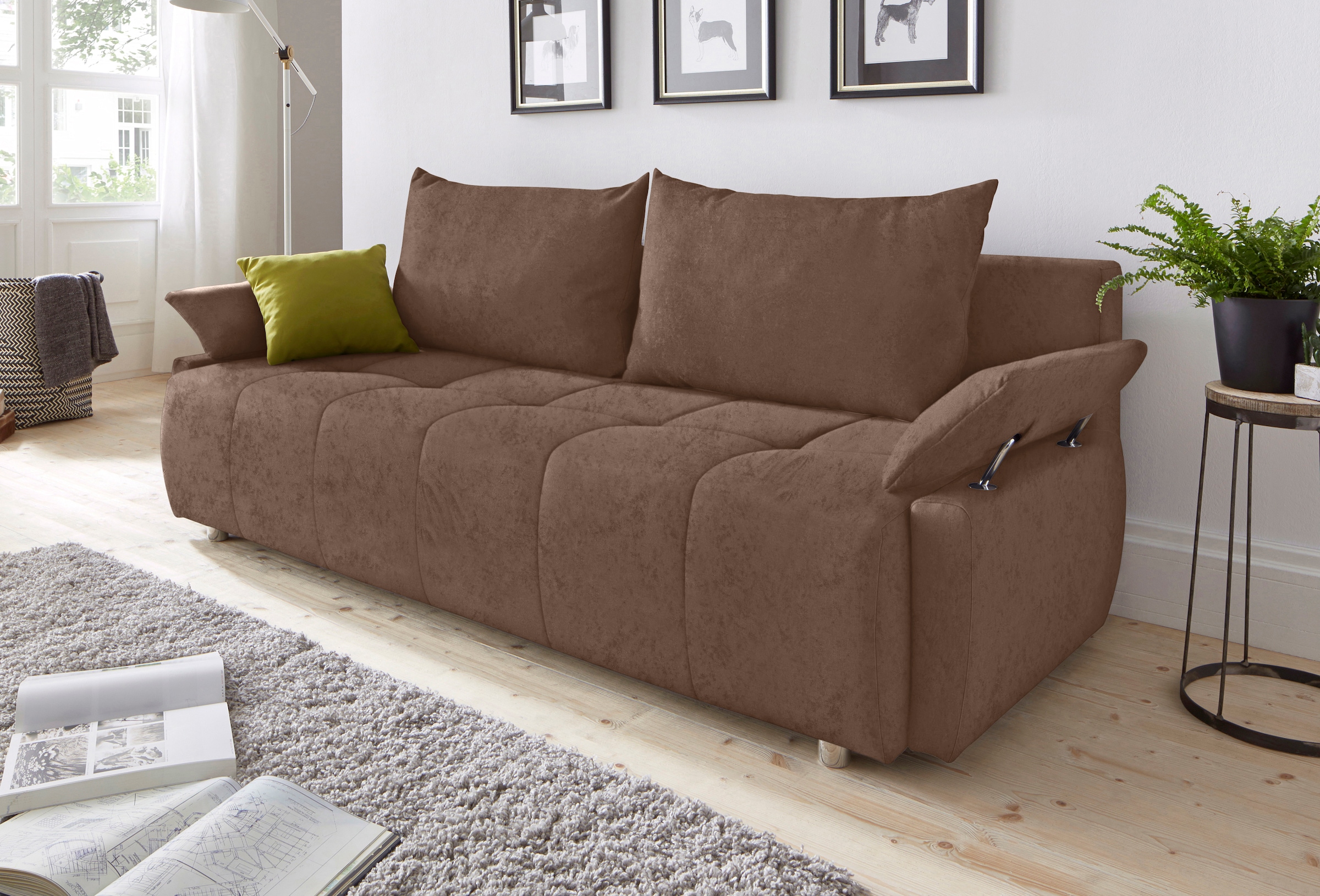 COLLECTION AB Schlafsofa ", 3-Sitzer, Funtastic" inkl. Bettfunktion, Bettka günstig online kaufen