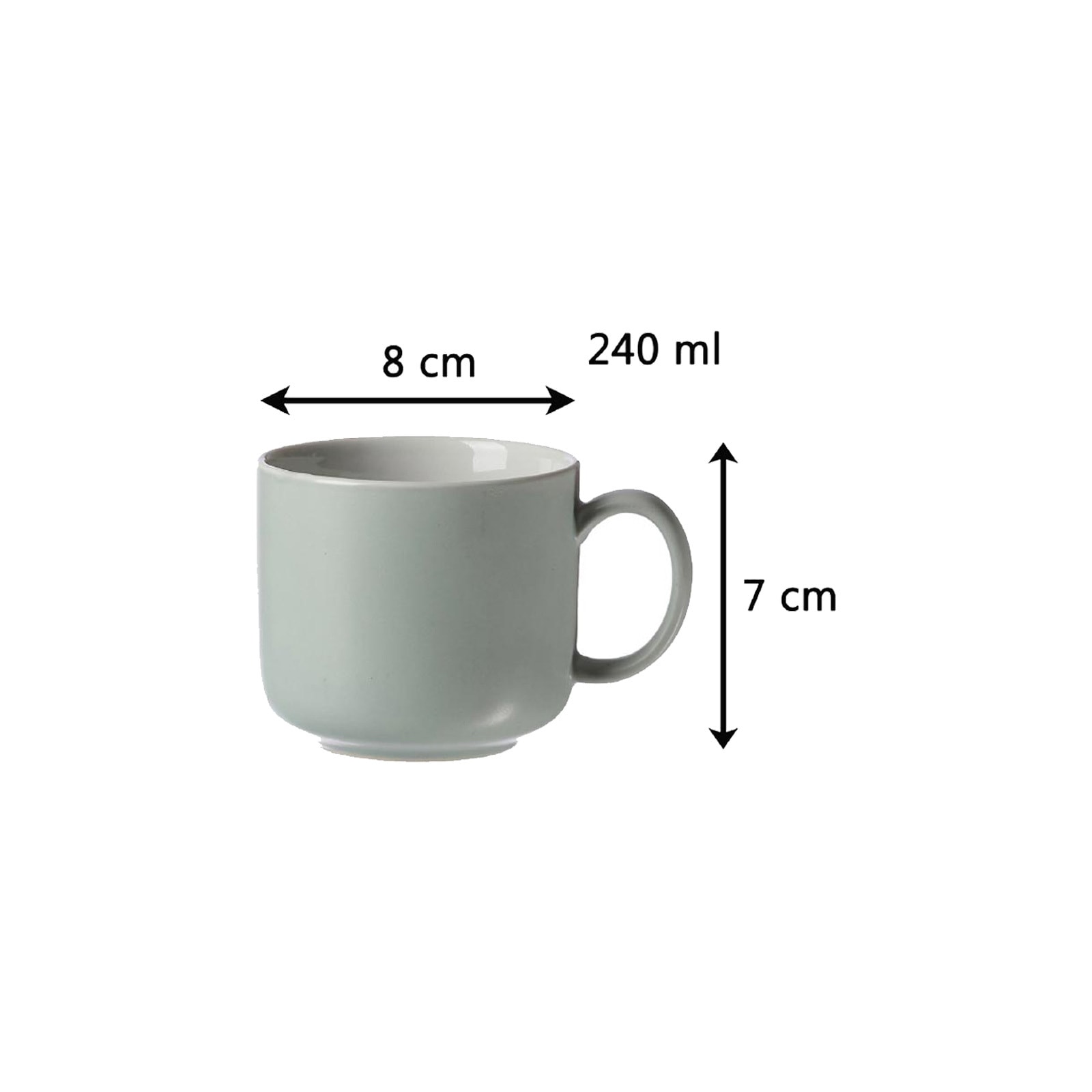 Ritzenhoff & Breker Geschirr-Set »Frühstücksservice Jasper 20er Set mint-taupe« Spülmaschinengeeignet