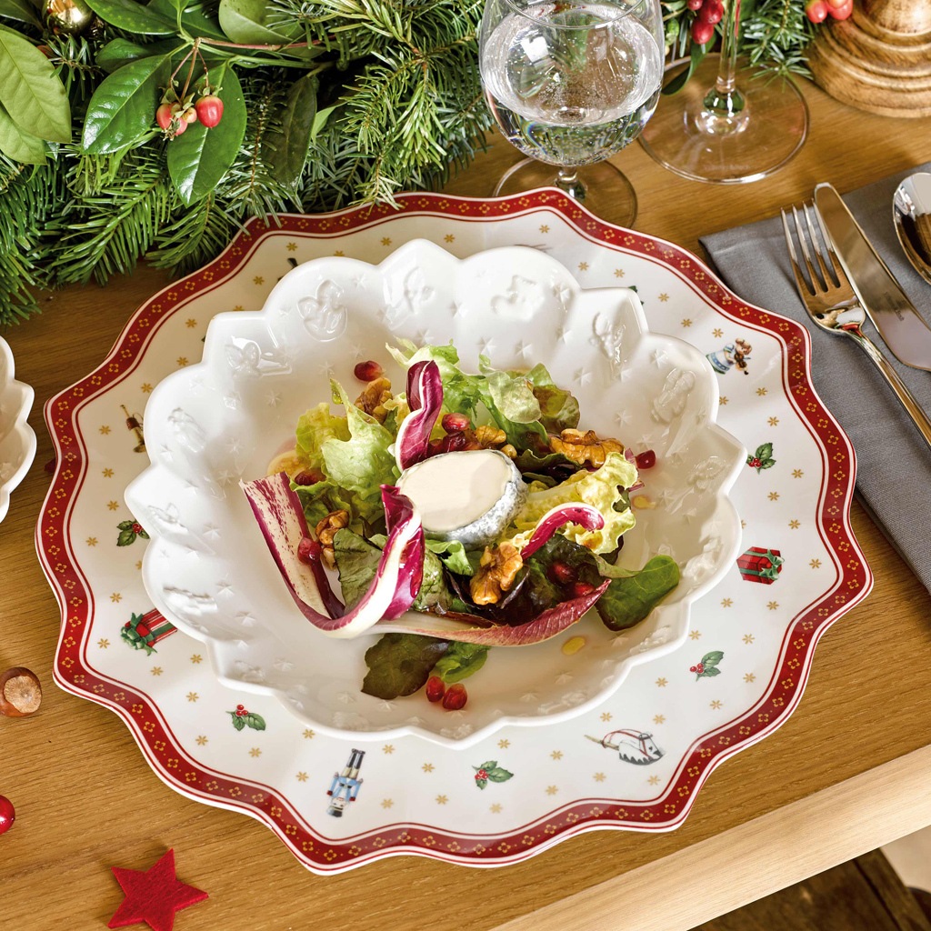 Villeroy & Boch Speiseteller »Speiseteller Toy's Delight ø 28,4 cm 6er Set weiß«