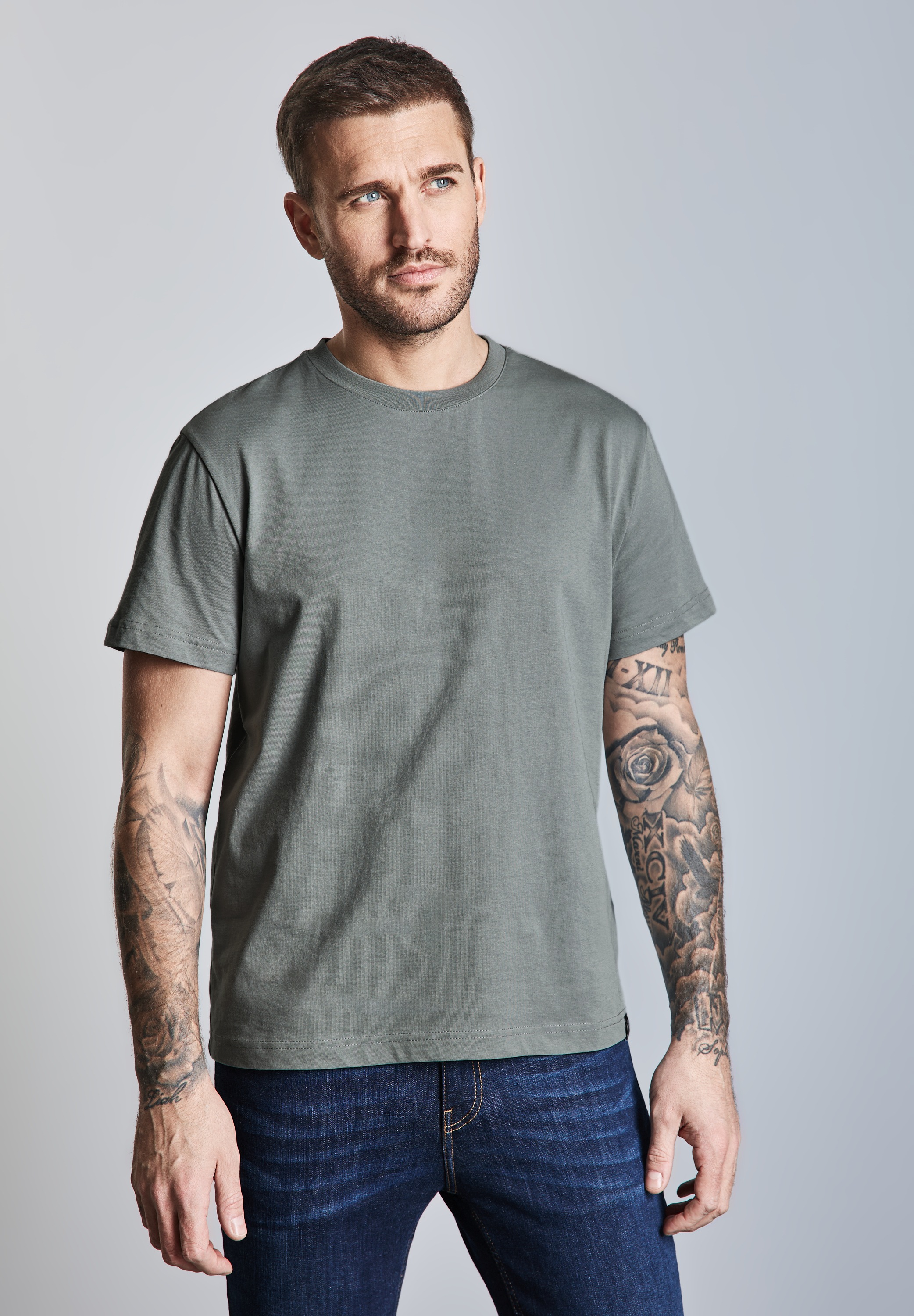 STREET ONE MEN T-Shirt, Rundhalsausschnitt