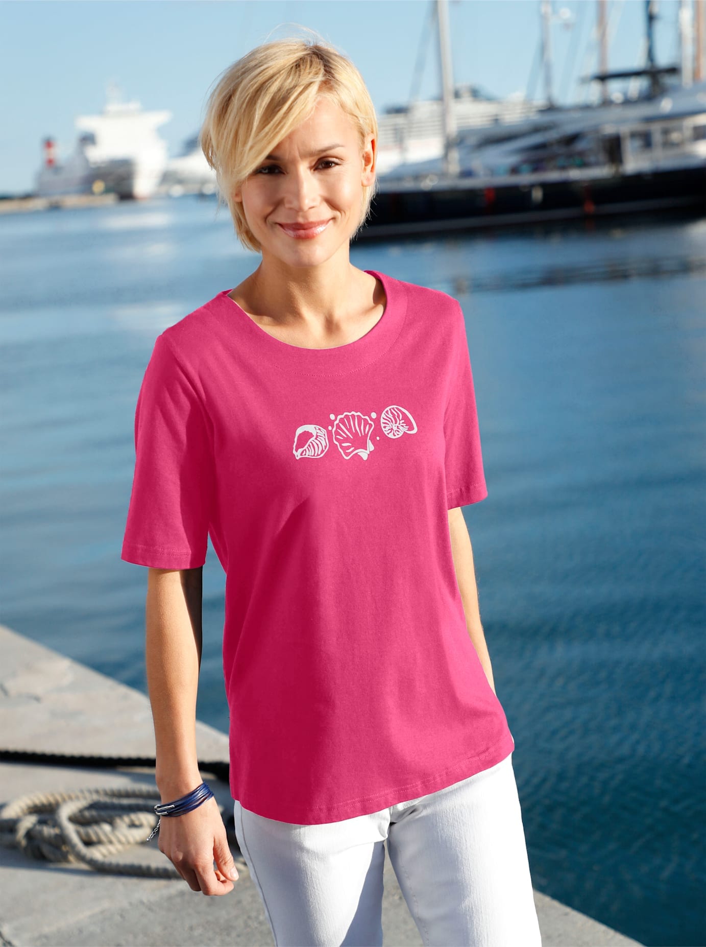 Casual Looks Kurzarmshirt »Shirt«, (1 tlg.)