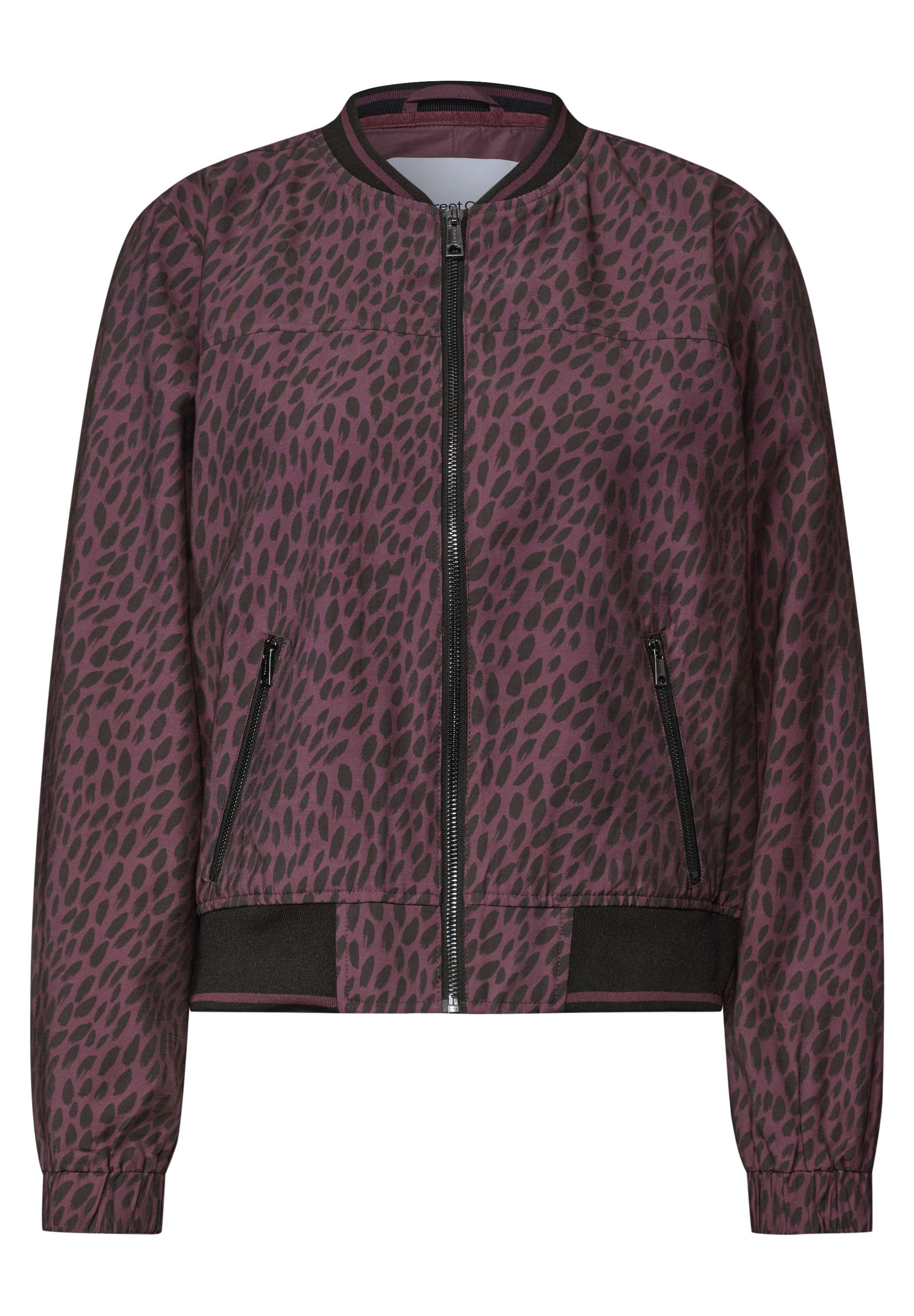 STREET ONE Blouson ohne Kapuze mit allover Leoprint