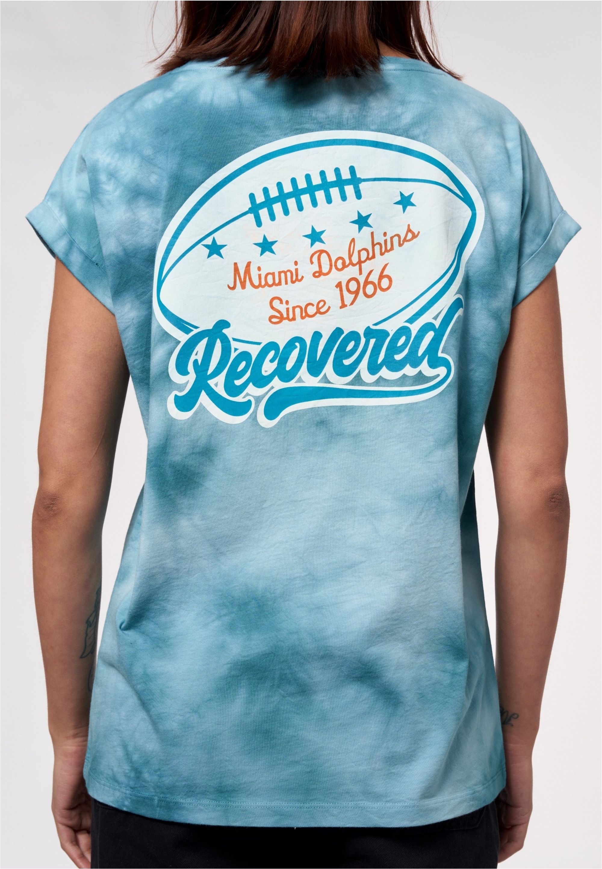Recovered T-Shirt »NFL Dolphins«, im zeitlosen Design
