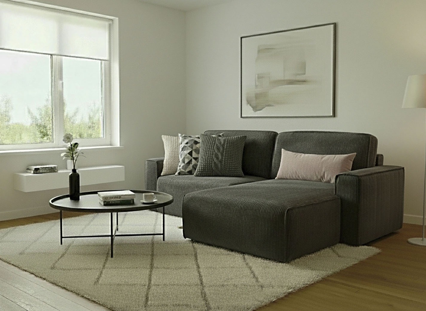 INOSIGN Ecksofa "Chance, Recamiere beidseitig montierbar, Schlaffunktion, B günstig online kaufen