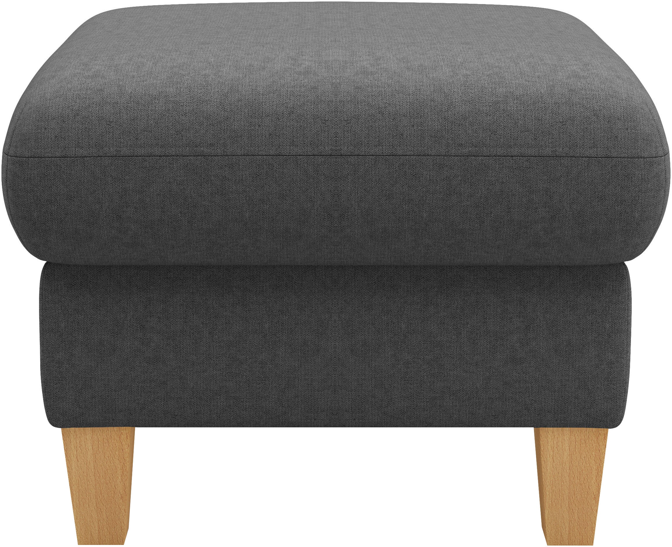 Home affaire Polsterhocker »Rochelle«, (1 St.), Massive 12 cm Holzbeine