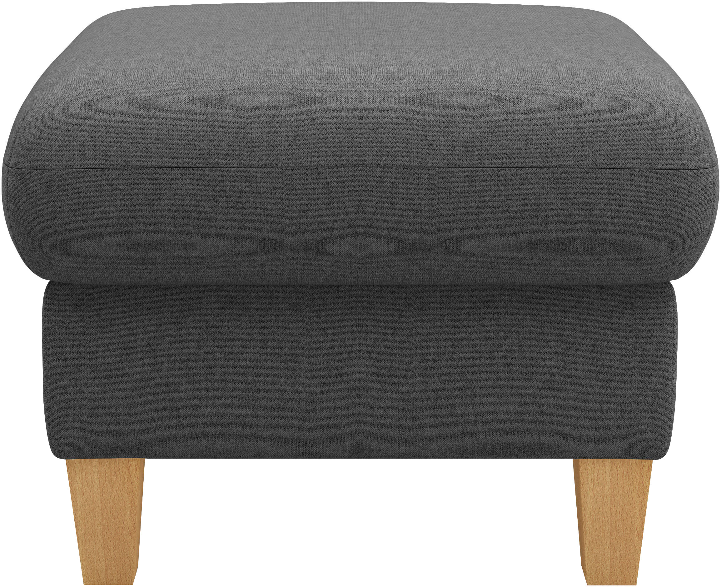 Thumbnail - Home affaire Polsterhocker "Rochelle" 1 Stk. tlg. Massive 12 cm Holzbeine