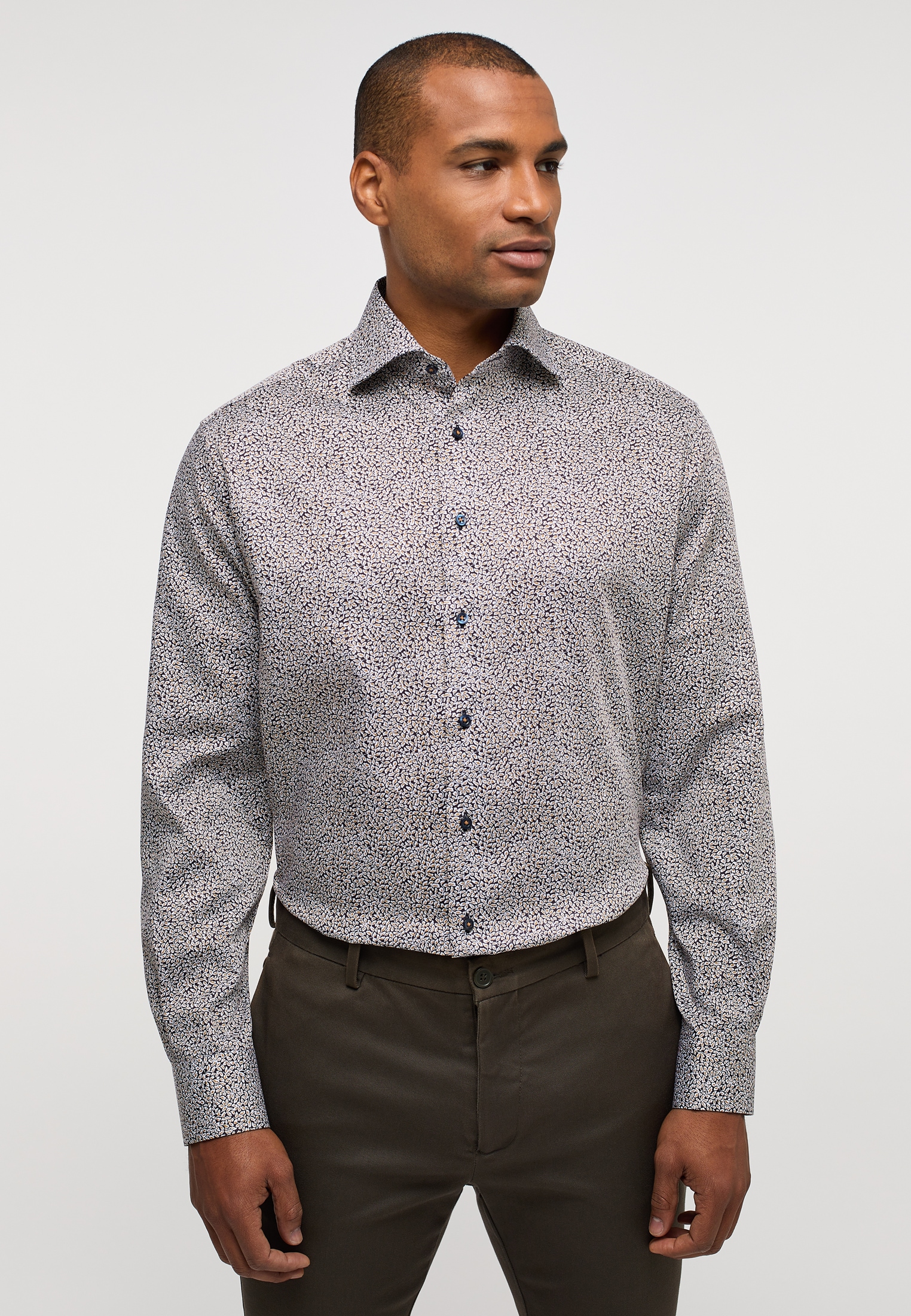 Eterna Langarmhemd "MODERN FIT", NON IRON (bügelfrei) günstig online kaufen