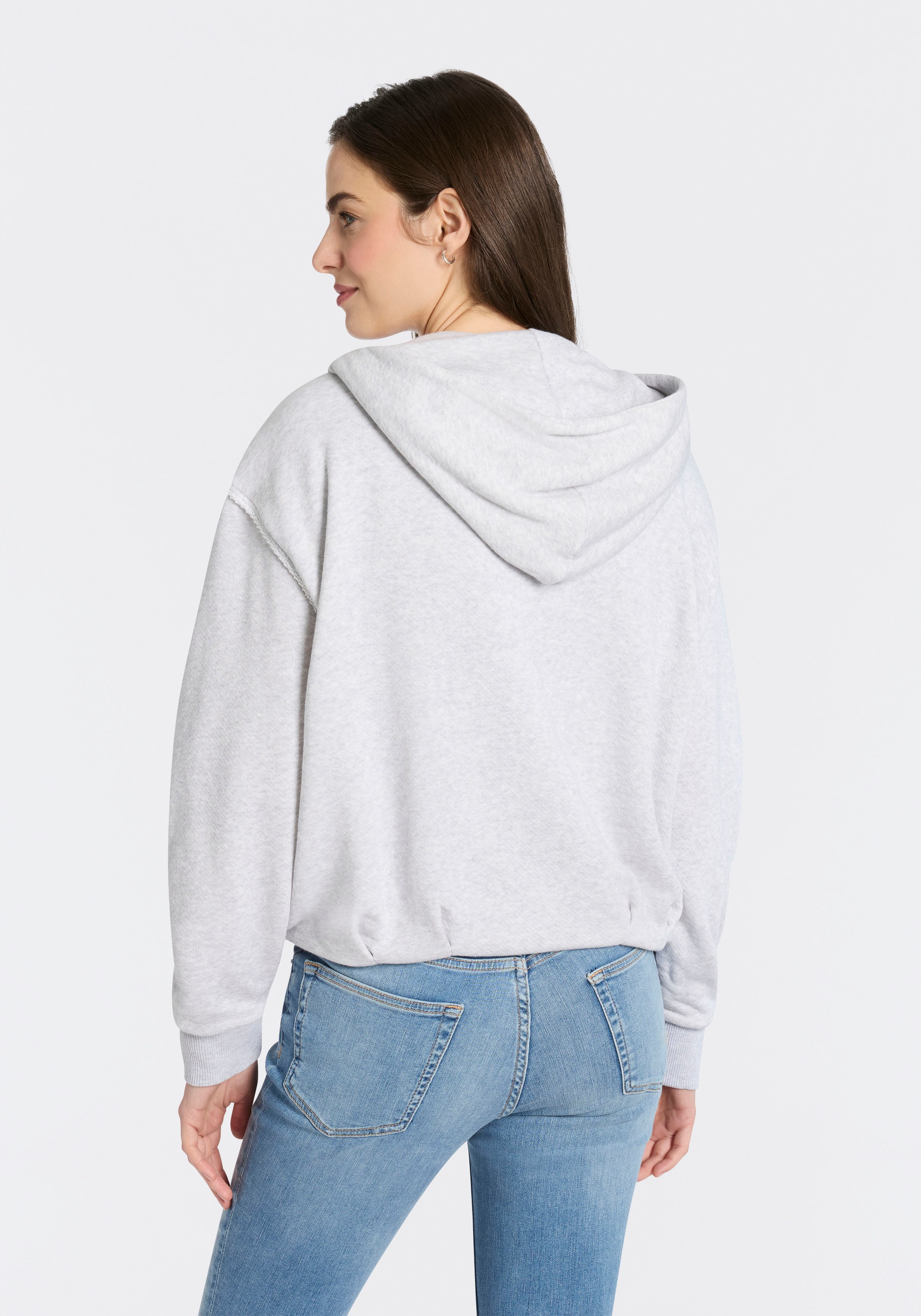 BOSS ORANGE Kapuzensweatjacke "Elendy Premium Damenmode" im Balloon Fit günstig online kaufen