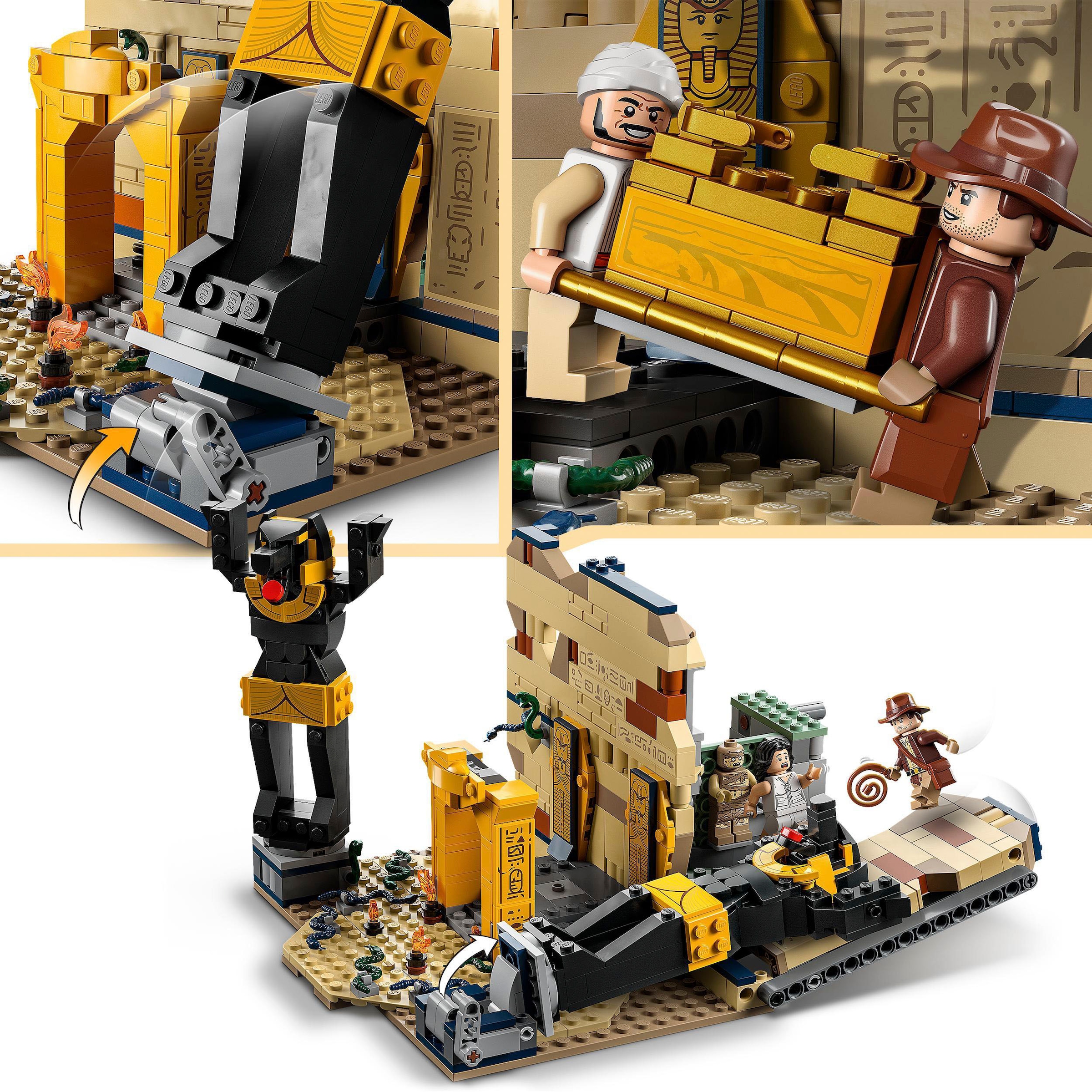 LEGO® Konstruktionsspielsteine »Flucht aus dem Grabmal (77013), LEGO® Indiana Jones«, (600 St.), Made in Europe