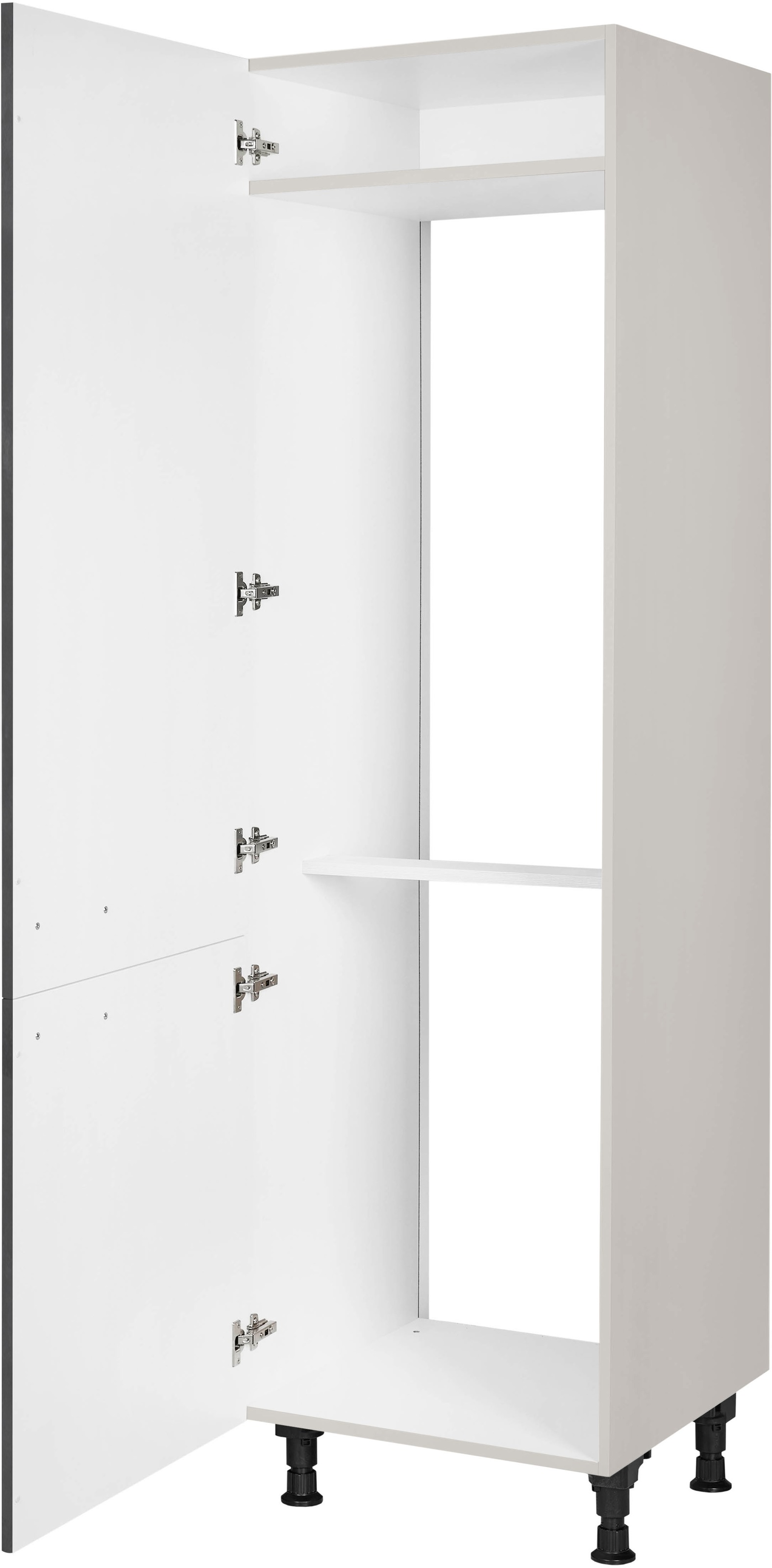 nobilia® Kühlmodul »"MIAMI", für ein Kühl- und Gefrierschrank, Ausrichtung wählbar« vormontiert, Ausrichtung wählbar, Breite/Höhe: 60/216,6 cm