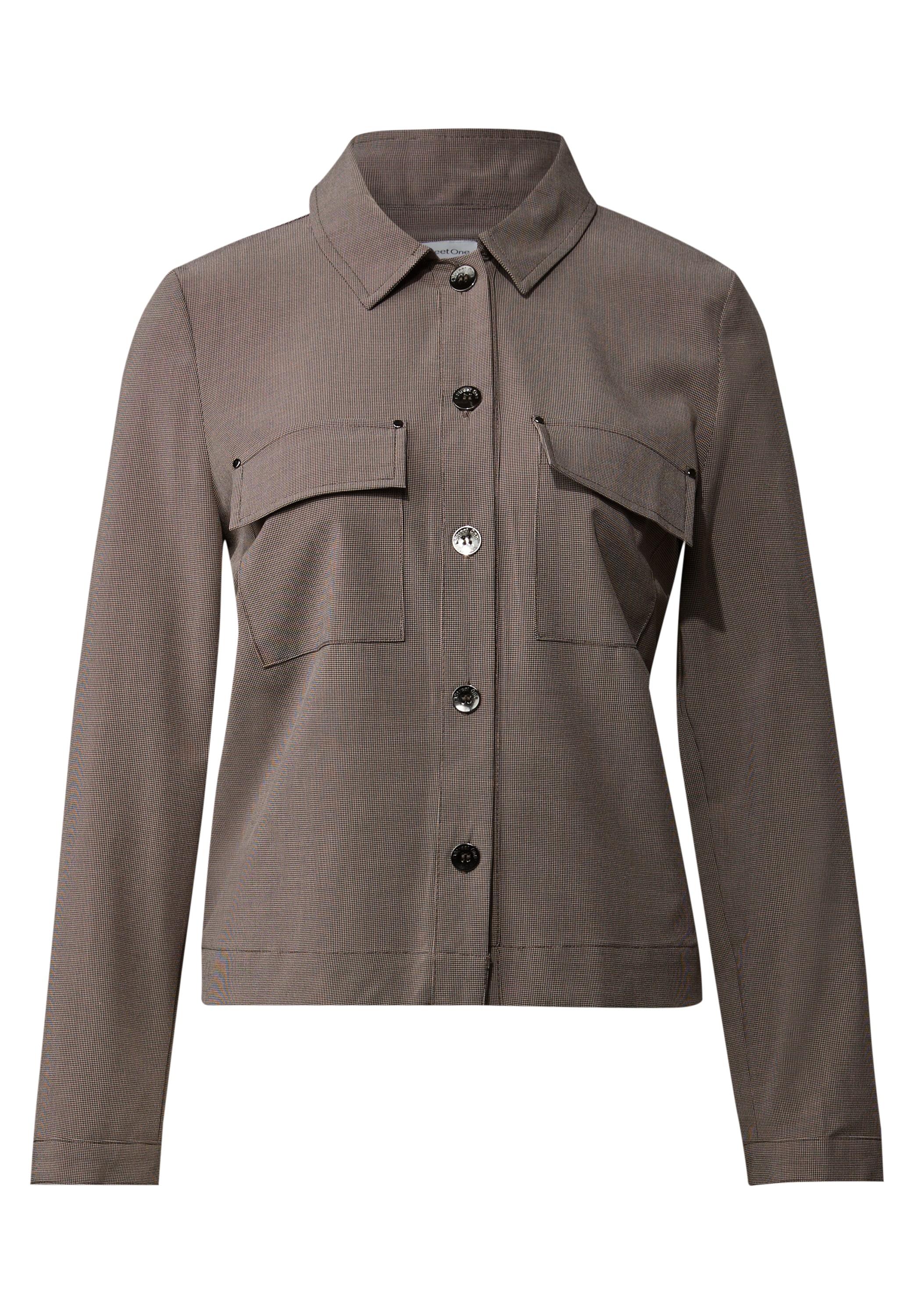 STREET ONE Kurzjacke, ohne Kapuze, aus elastischem Materialmix