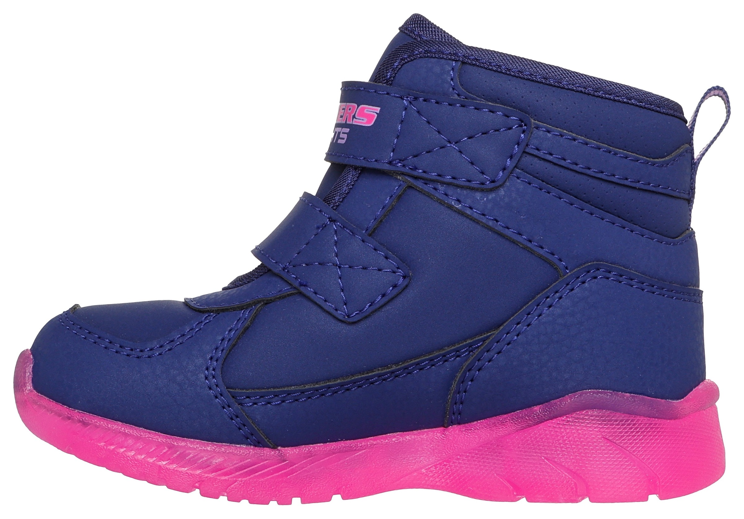 Skechers Klettstiefel »ILLUMI-BRIGHTS«, Winterstiefel mit Blinkfunktion, Größenschablone zum Download